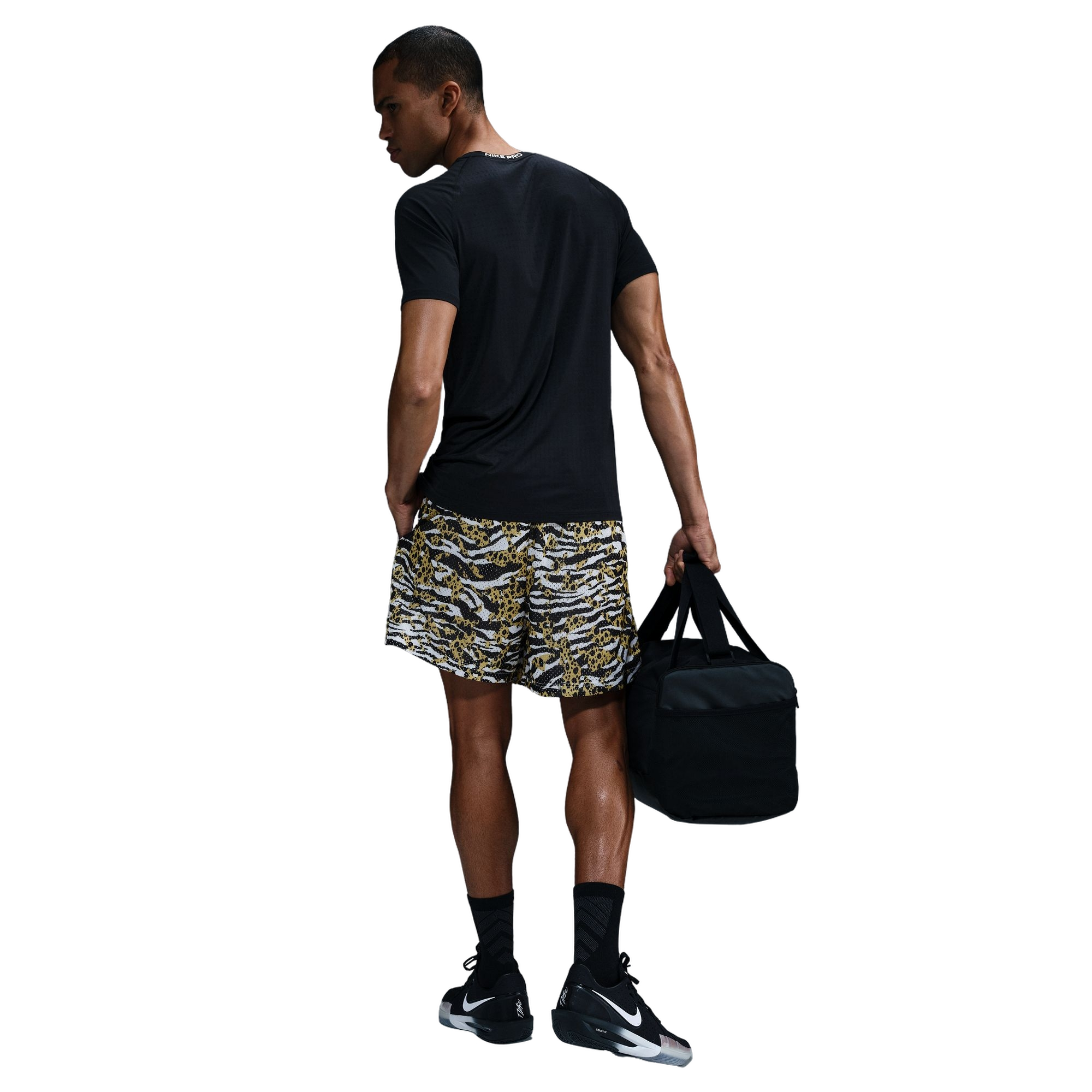 Nike Men's Practice Mesh Dri-FIT 5" Basketball Shorts - MULTI-COLOR Thumbnail View 2