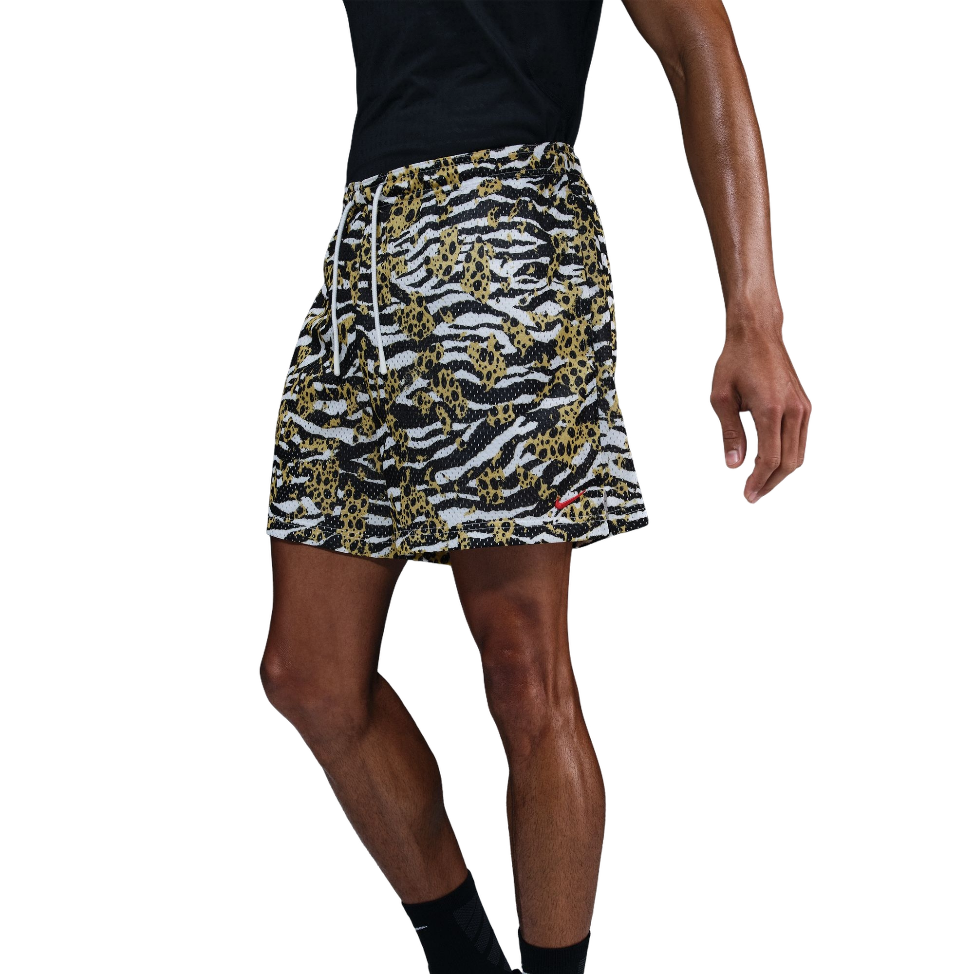 Nike Men's Practice Mesh Dri-FIT 5" Basketball Shorts - MULTI-COLOR Thumbnail View 3