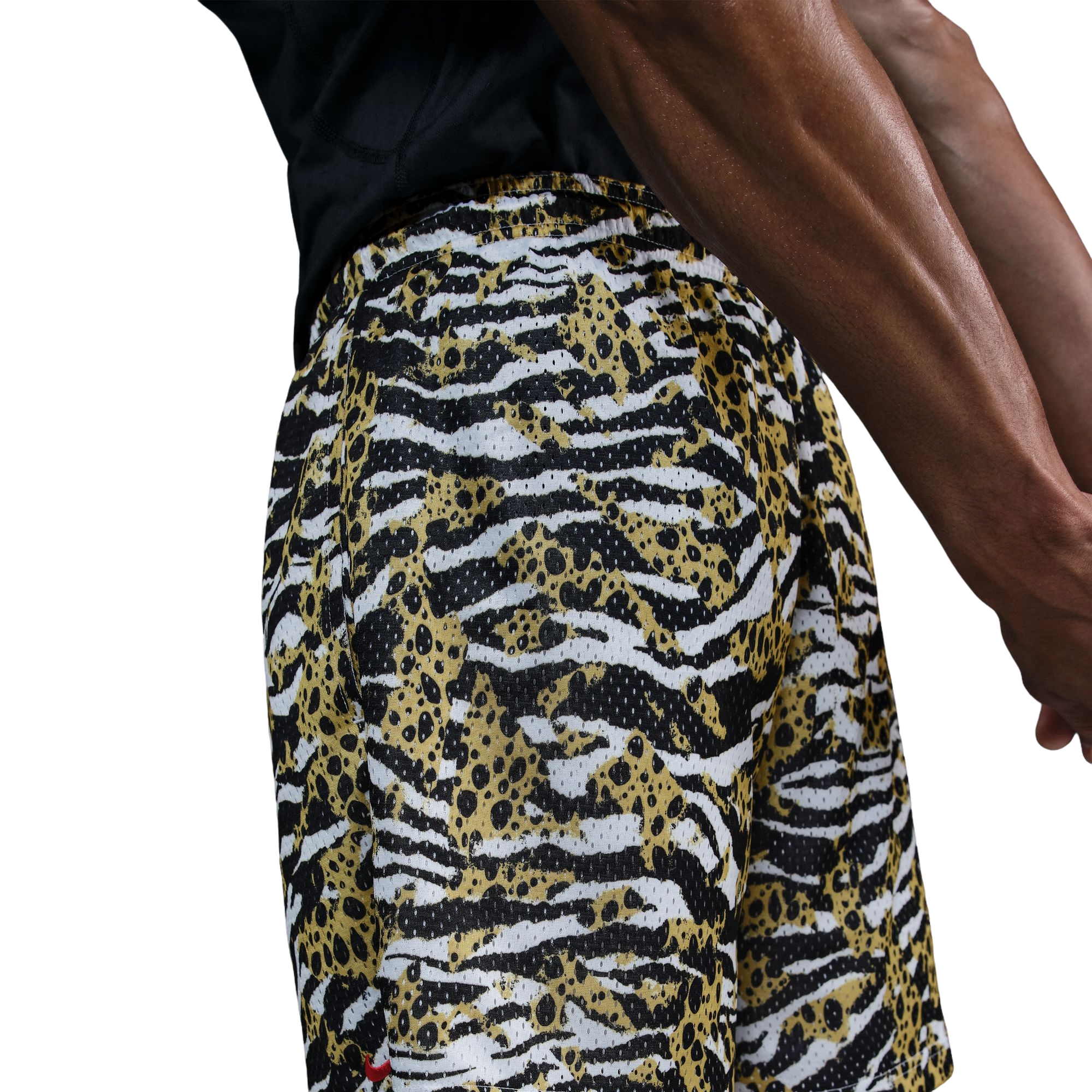 Nike Men's Practice Mesh Dri-FIT 5" Basketball Shorts - MULTI-COLOR Thumbnail View 4