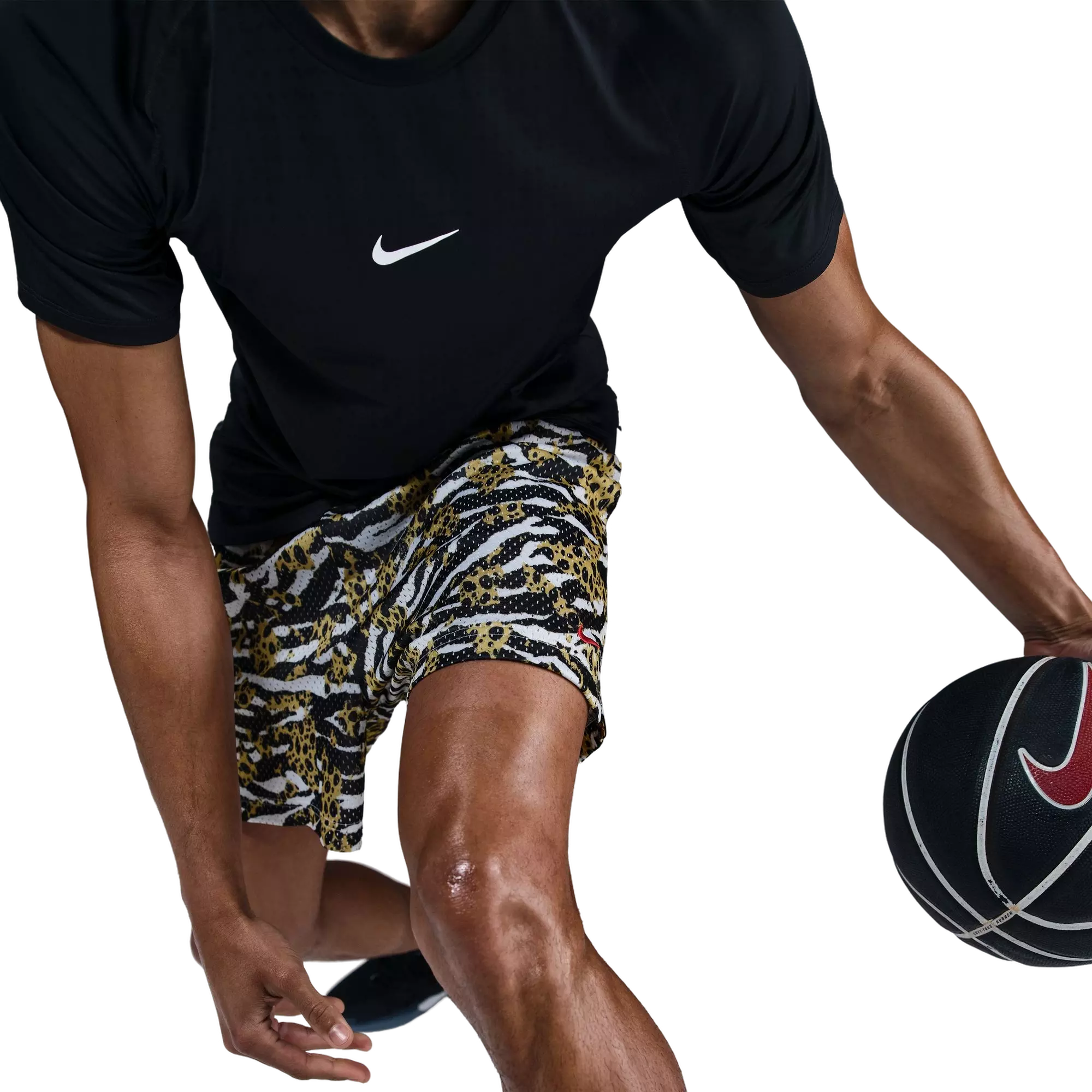 Nike Men's Practice Mesh Dri-FIT 5" Basketball Shorts - MULTI-COLOR