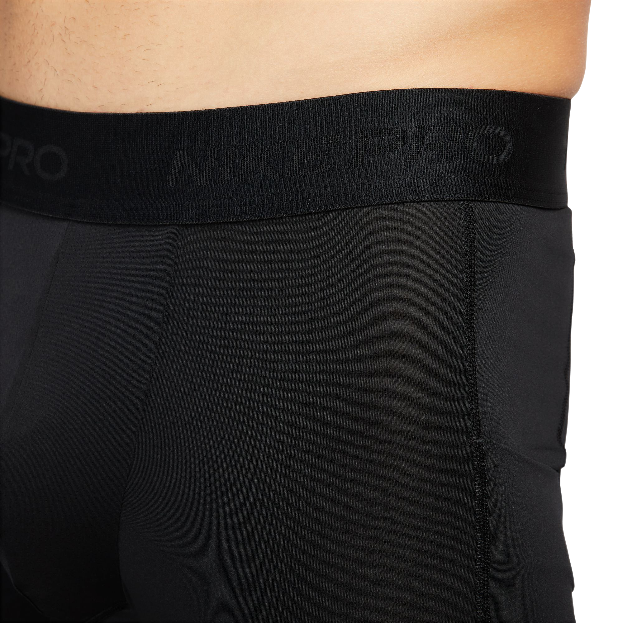 Nike Men's Pro Dri-FIT Fitness Shorts - BLACK Thumbnail View 5