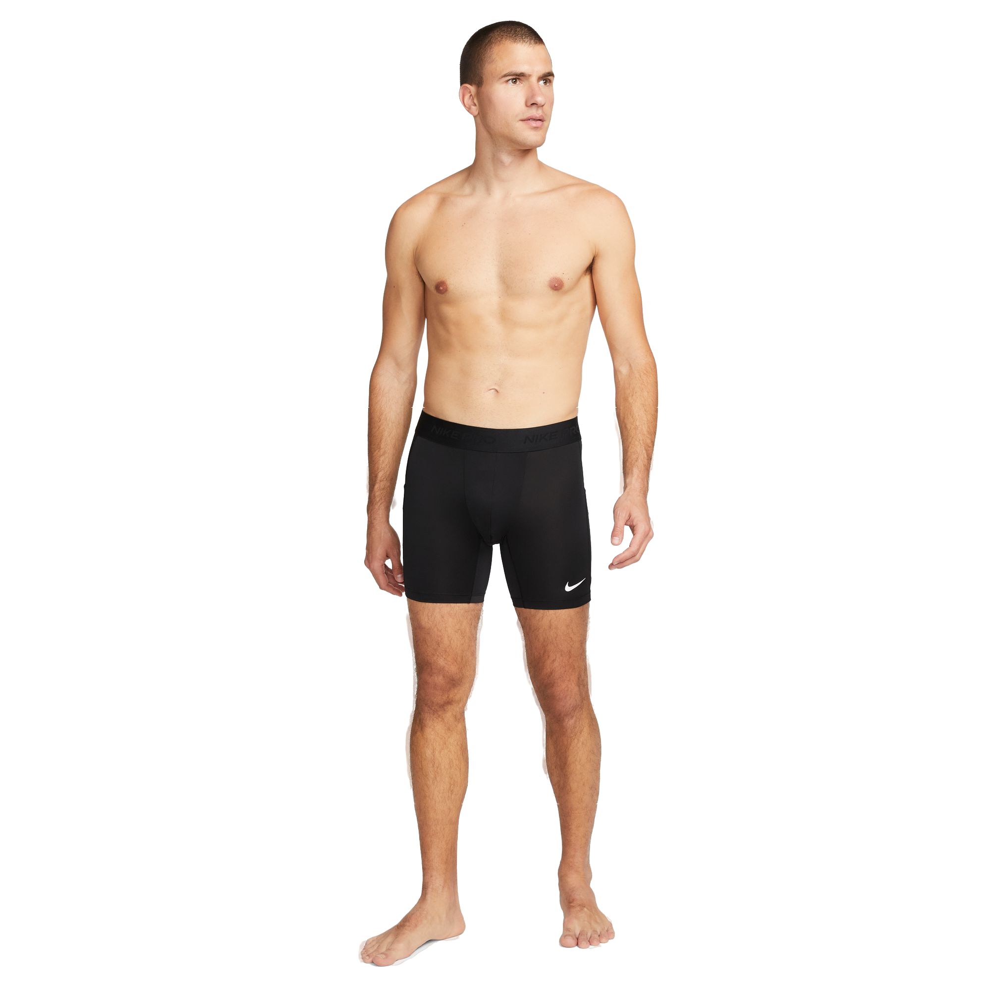 Nike Men's Pro Dri-FIT Fitness Shorts - BLACK Thumbnail View 7