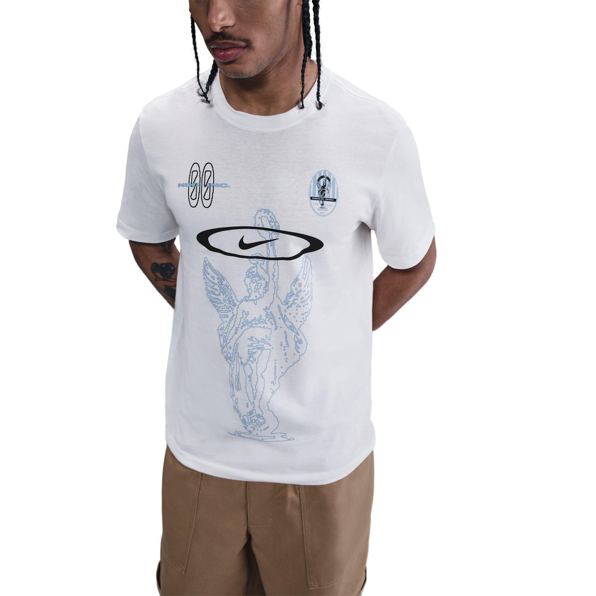 Nike Men's Sportswear Victory Graphic Tee - White - WHITE Thumbnail View 5