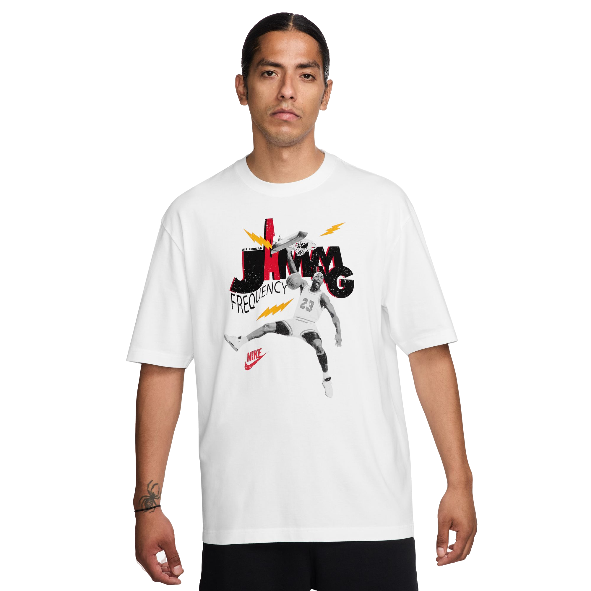Jordan Men's Brand Graphic Tee - WHITE Thumbnail View 1