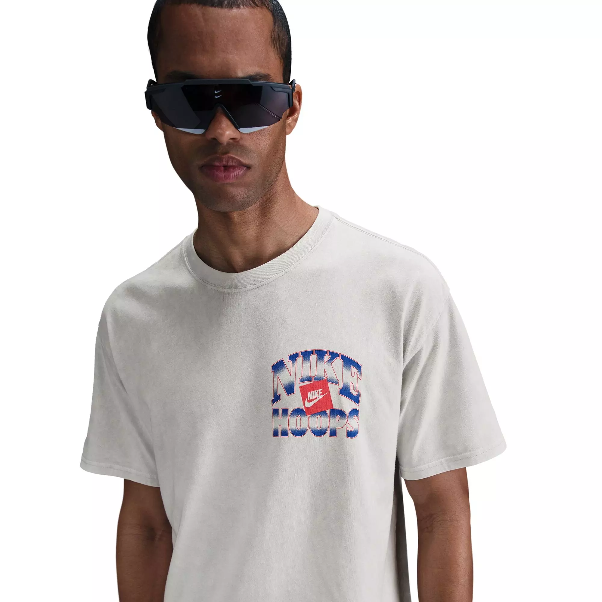 Nike Men's Max90 Basketball Graphic Tee - Grey - GREY