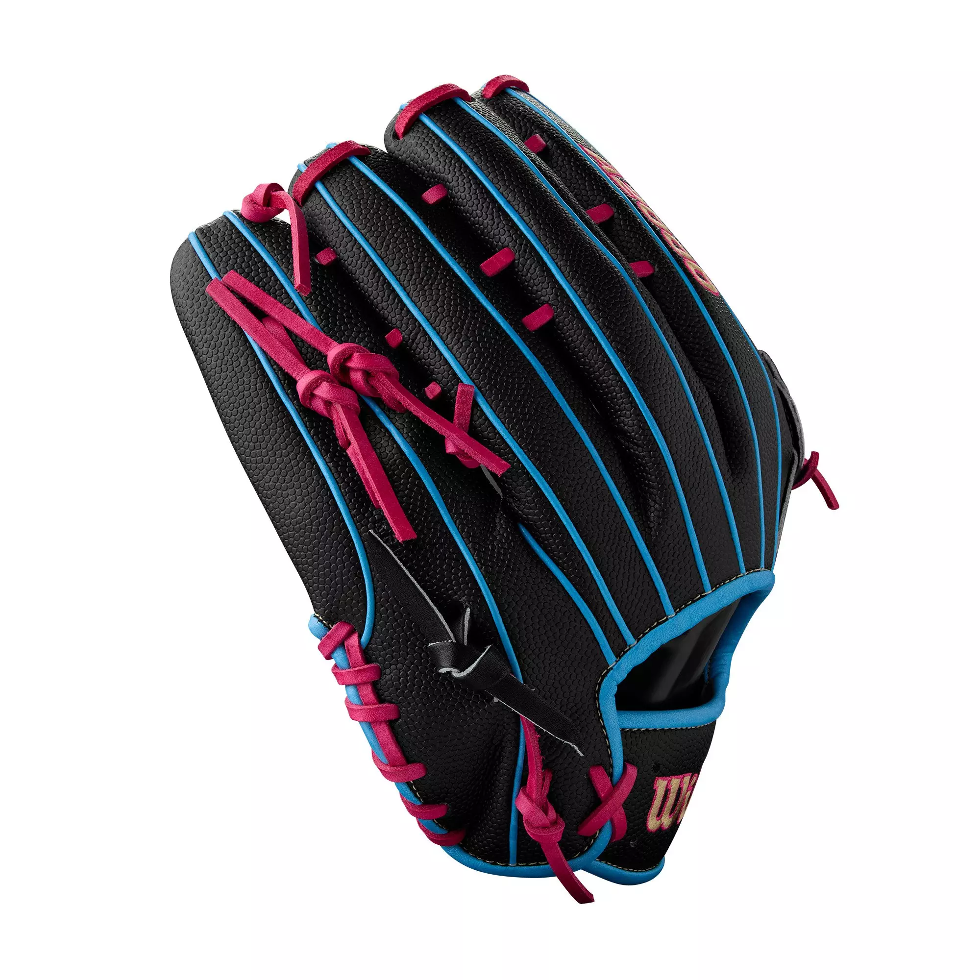 Wilson A2000 1777SS 12.75” Outfield Baseball Glove 2025 - BLACK/LT BLUE