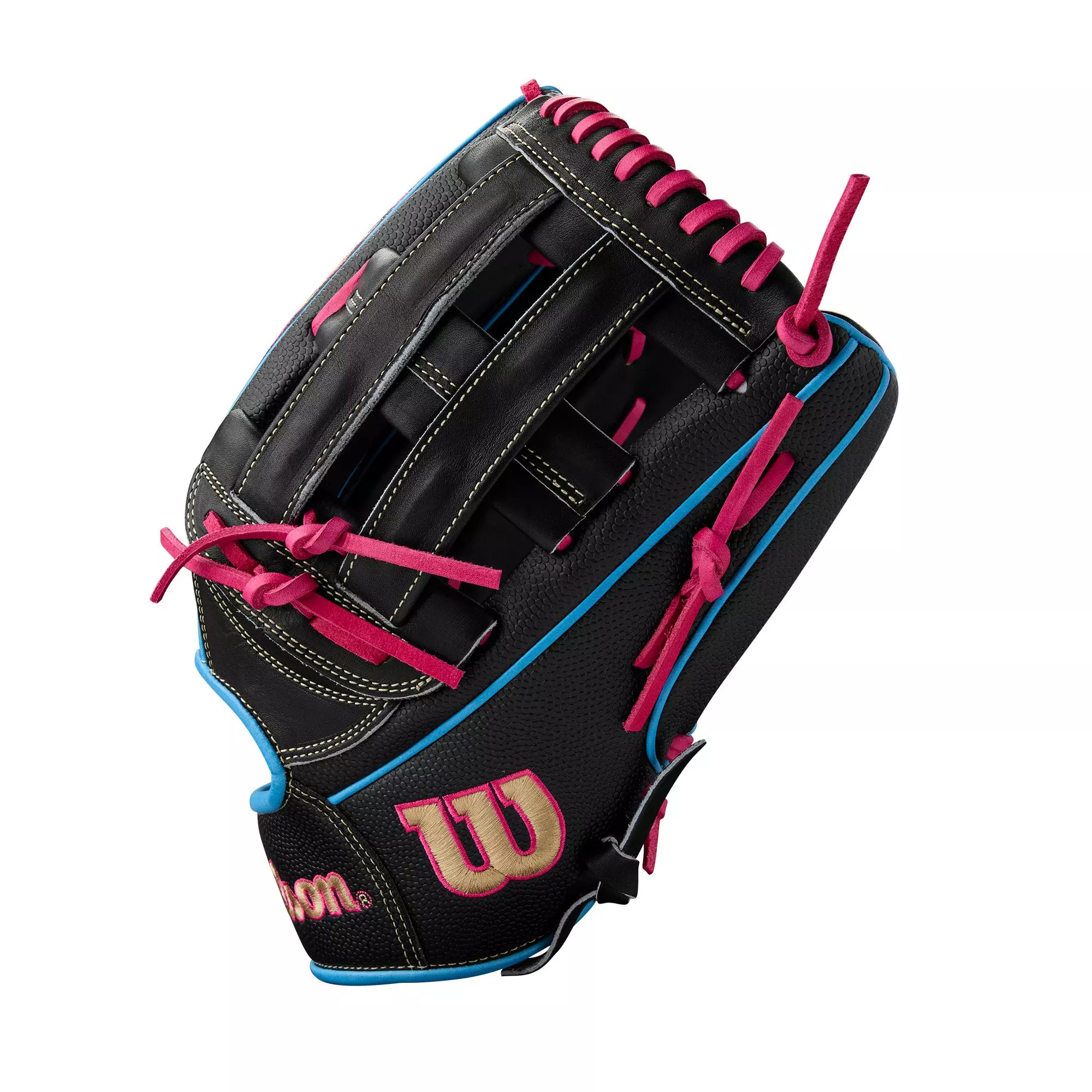 Wilson A2000 1777SS 12.75” Outfield Baseball Glove 2025 - BLACK/LT BLUE