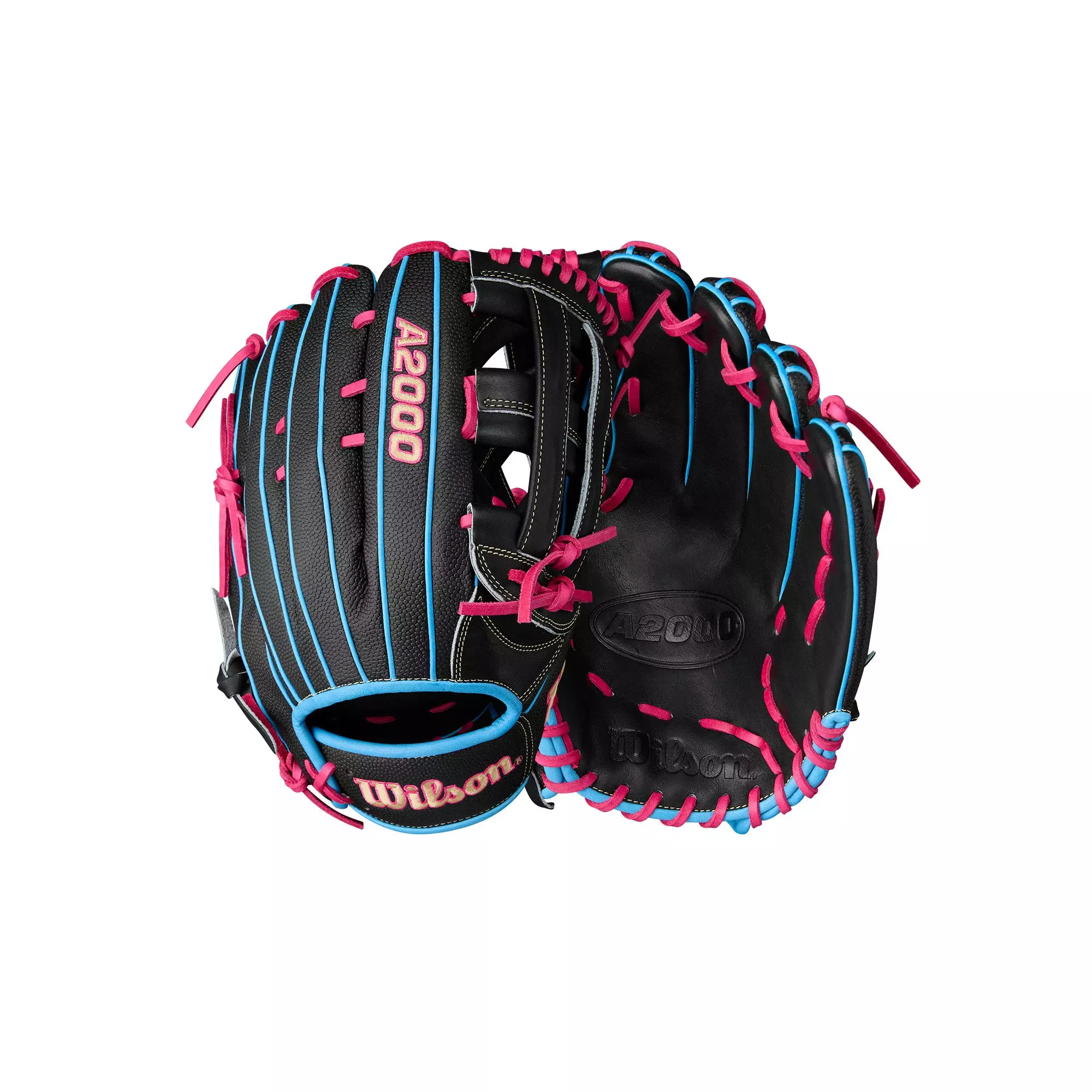 Wilson A2000 1777SS 12.75” Outfield Baseball Glove 2025 - BLACK/LT BLUE
