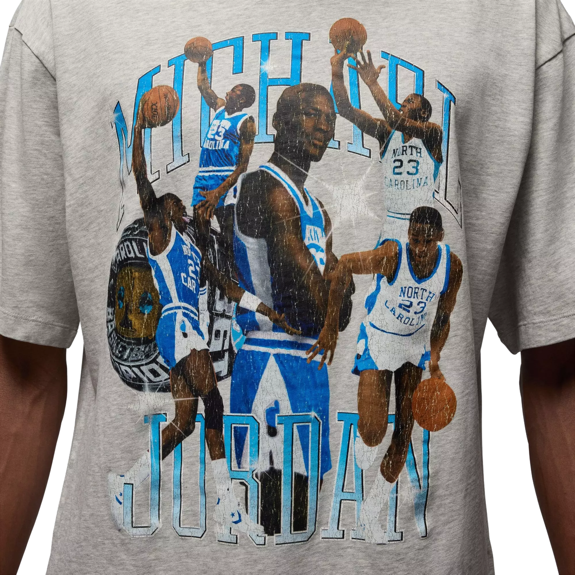 Jordan Men's Concert UNC Oversized Tee - Grey - GREY