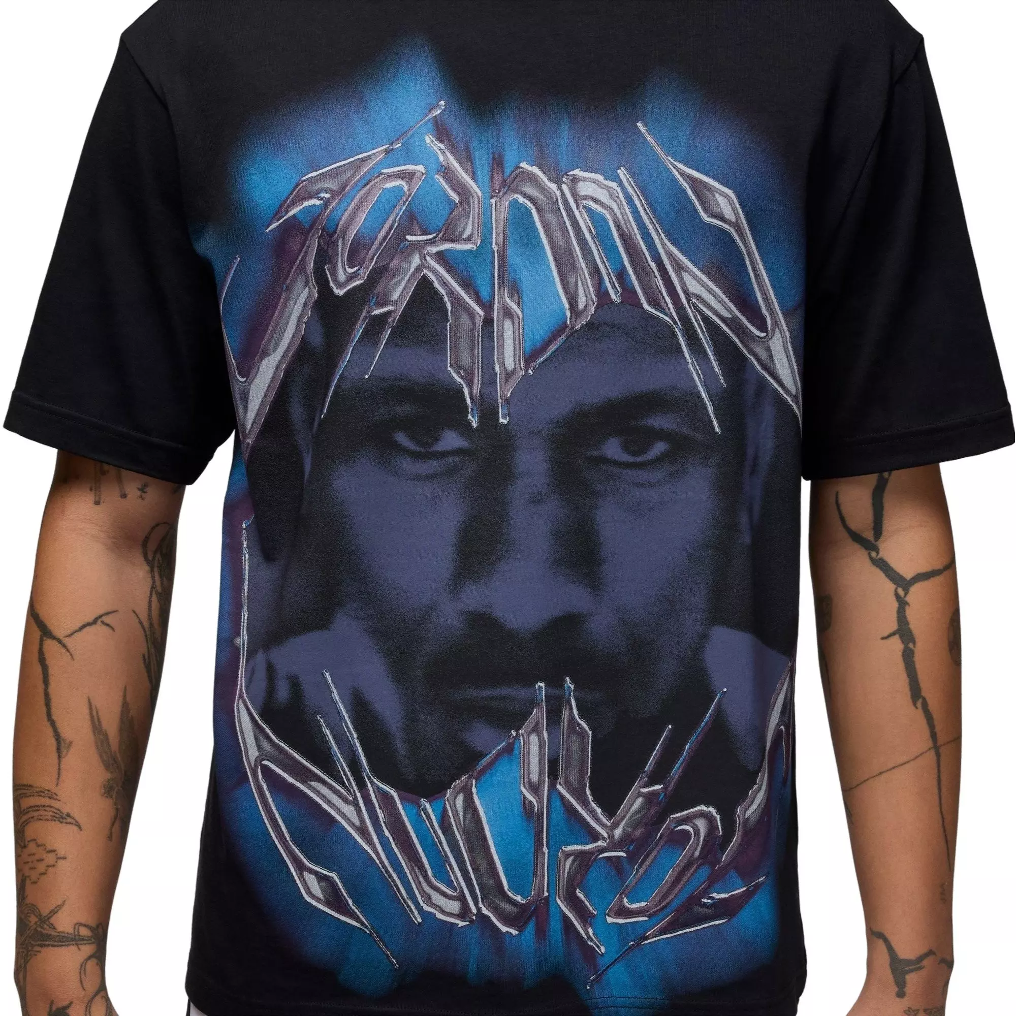 Jordan Men's Sport Dri-FIT Graphic Tee - Black - BLACK