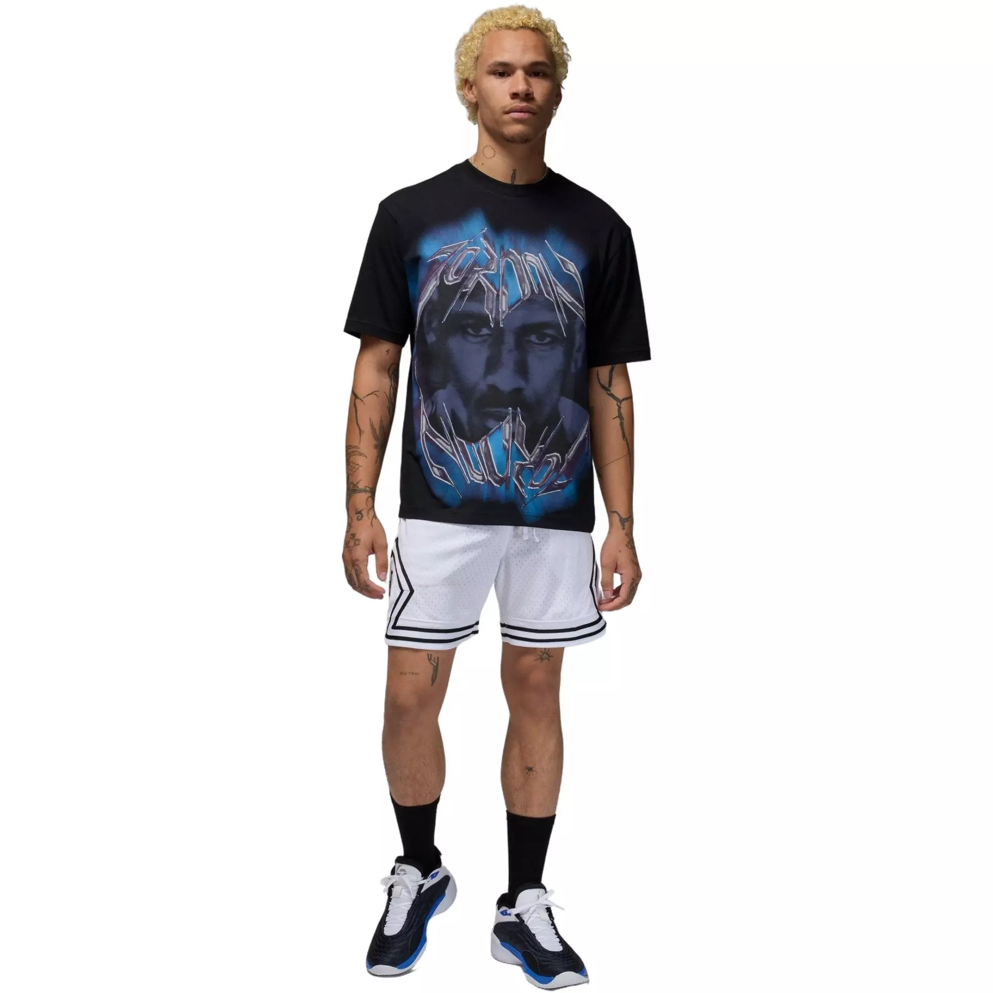 Jordan Men's Sport Dri-FIT Graphic Tee - Black - BLACK