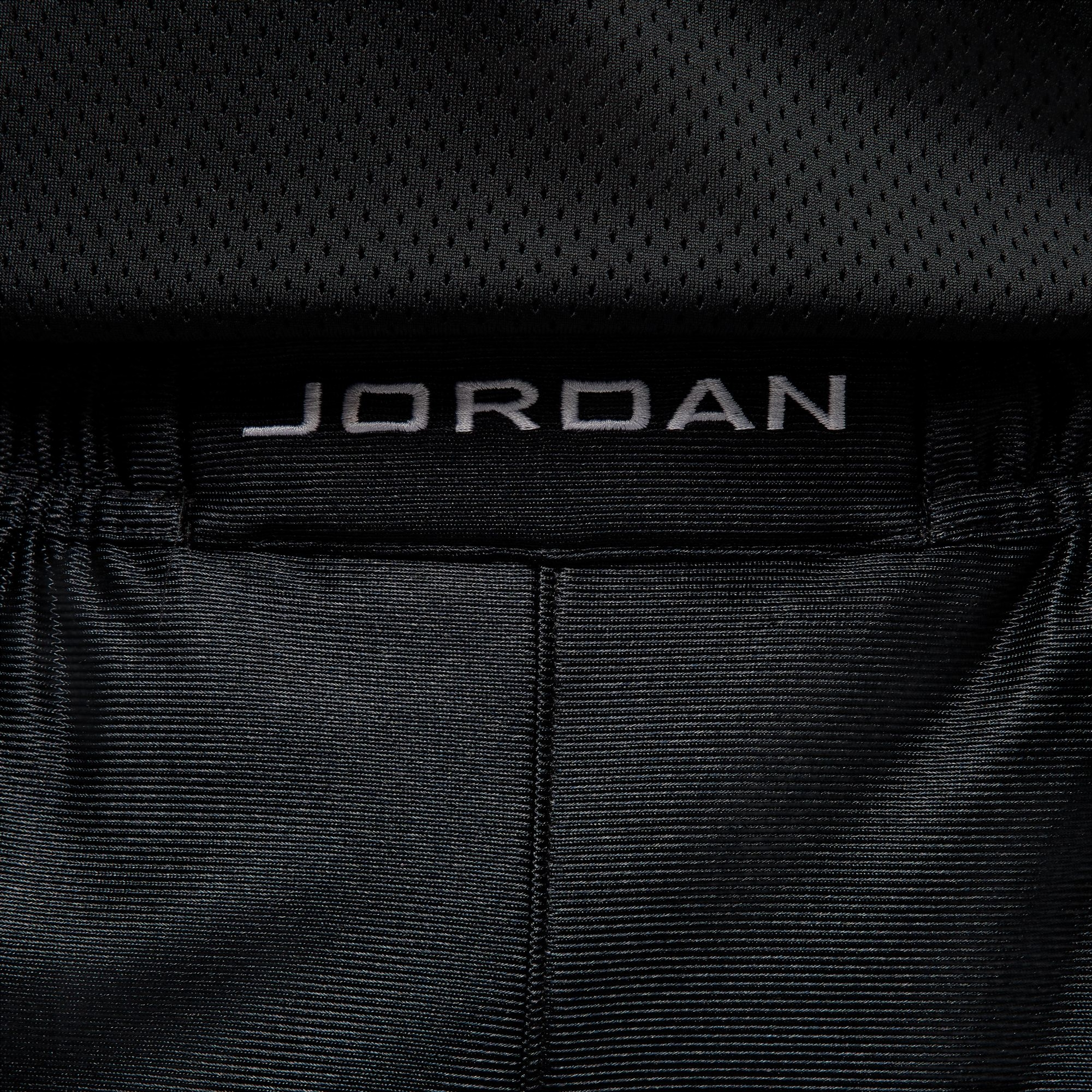 Jordan Men's Brooklyn Cat Scratch Shorts - BLACK/WHITE Thumbnail View 6