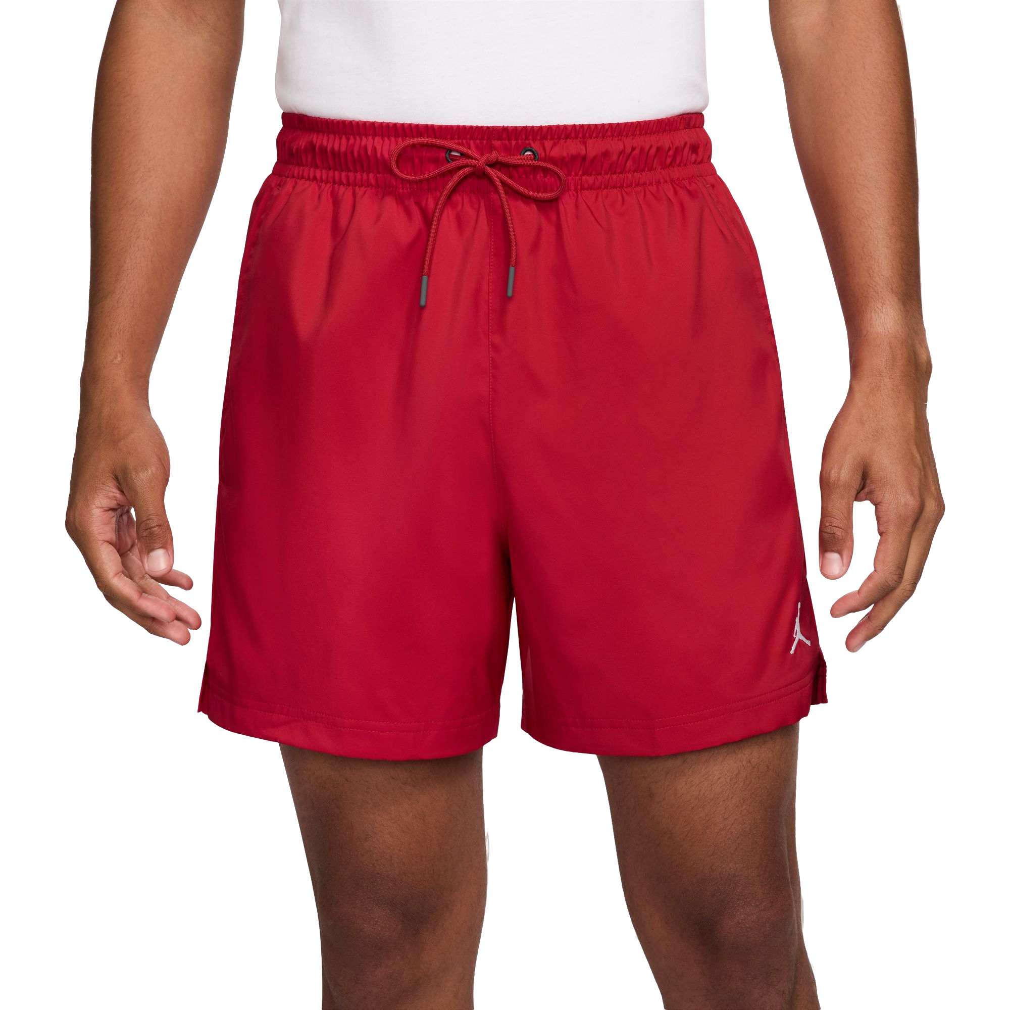 Jordan Men's 5" Poolside Shorts - RED Thumbnail View 1
