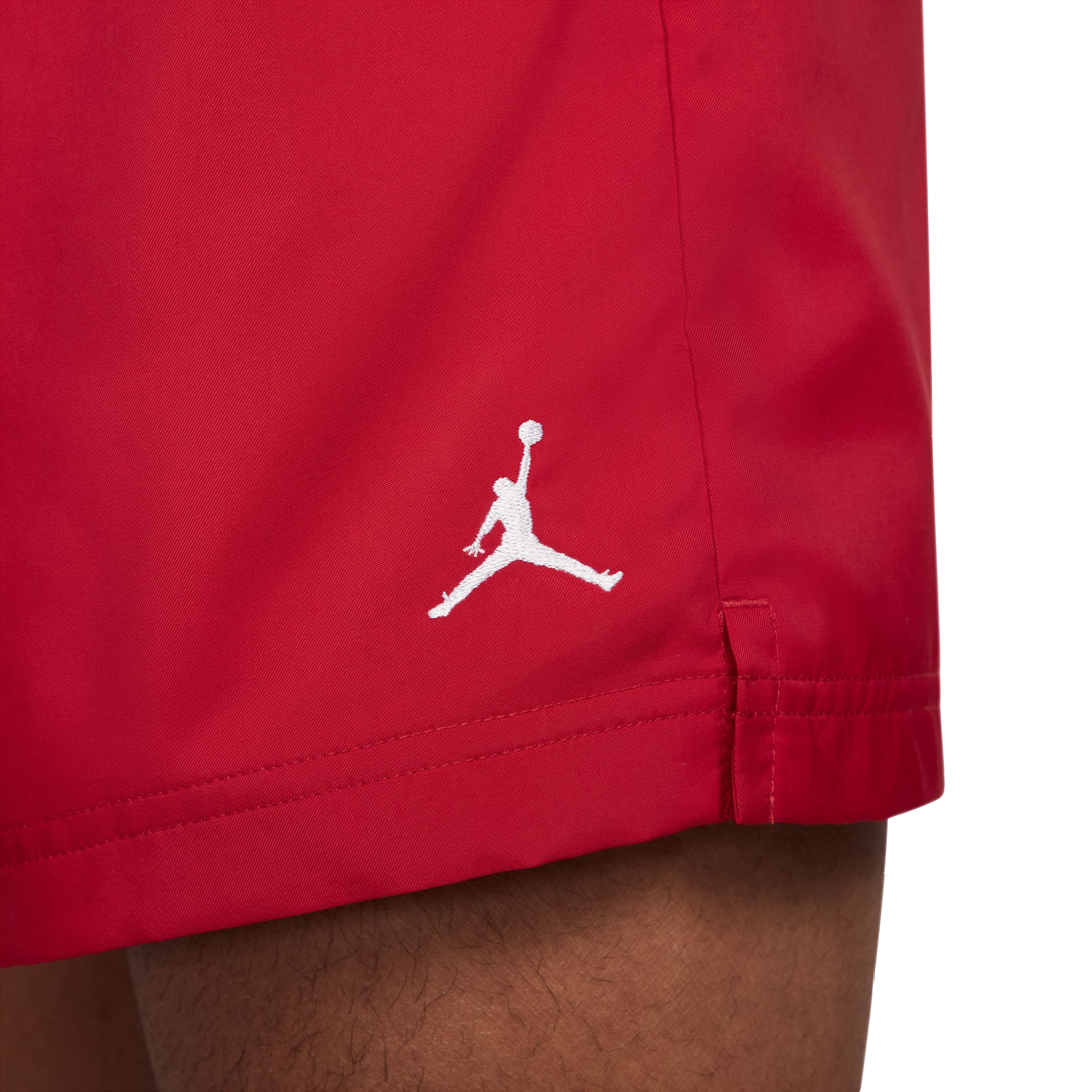 Jordan Men's 5" Poolside Shorts - RED Thumbnail View 4