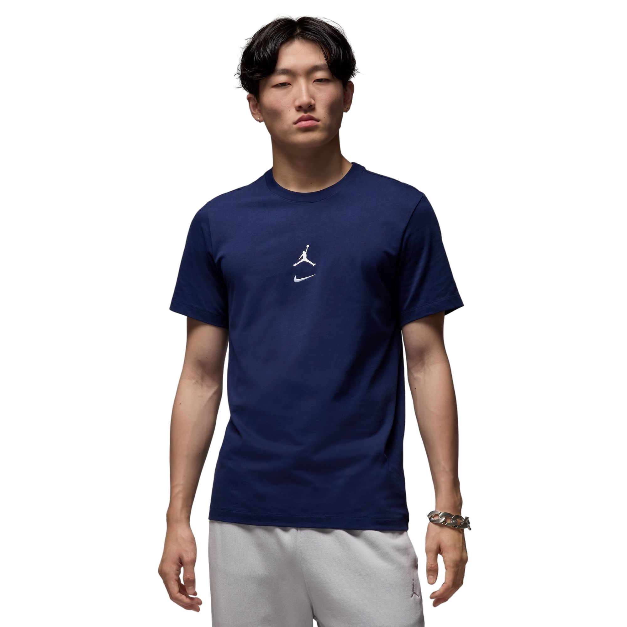 Jordan MVP Jumpman Men's Graphic Crew Neck Tee - Navy