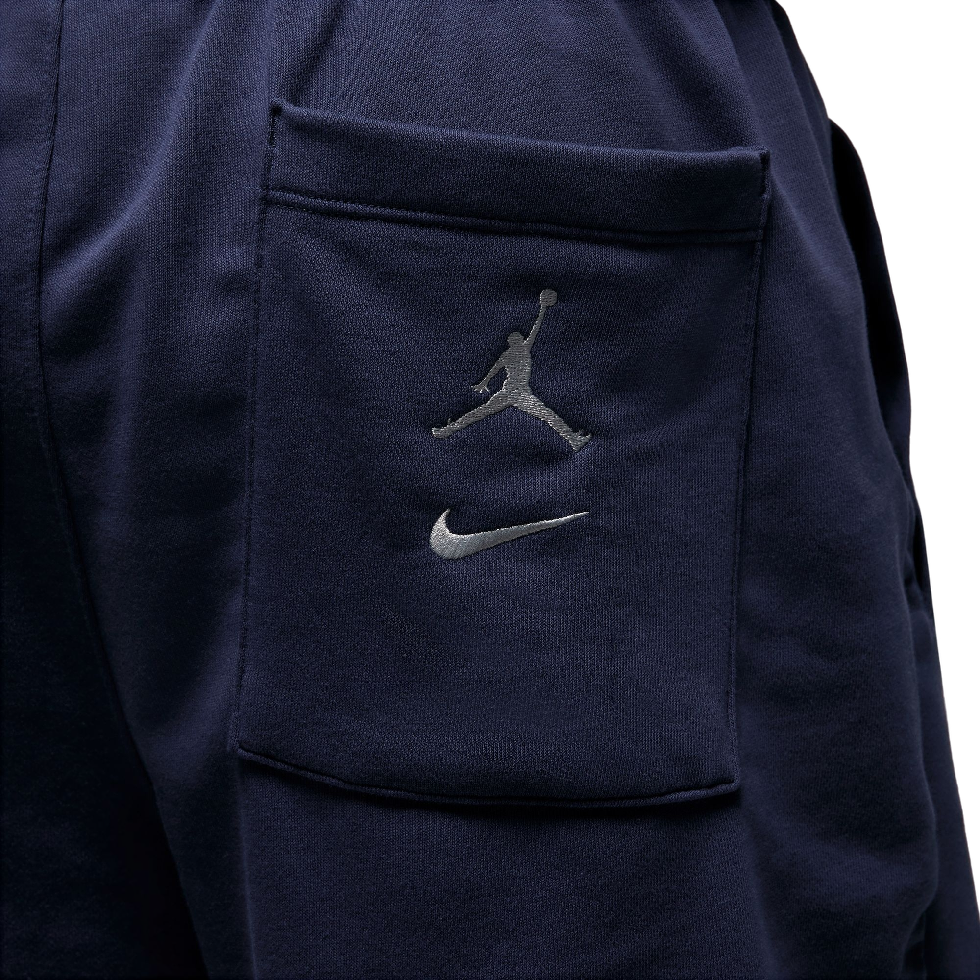 Jordan Men's MVP French Terry Shorts - Navy - NAVY Thumbnail View 4