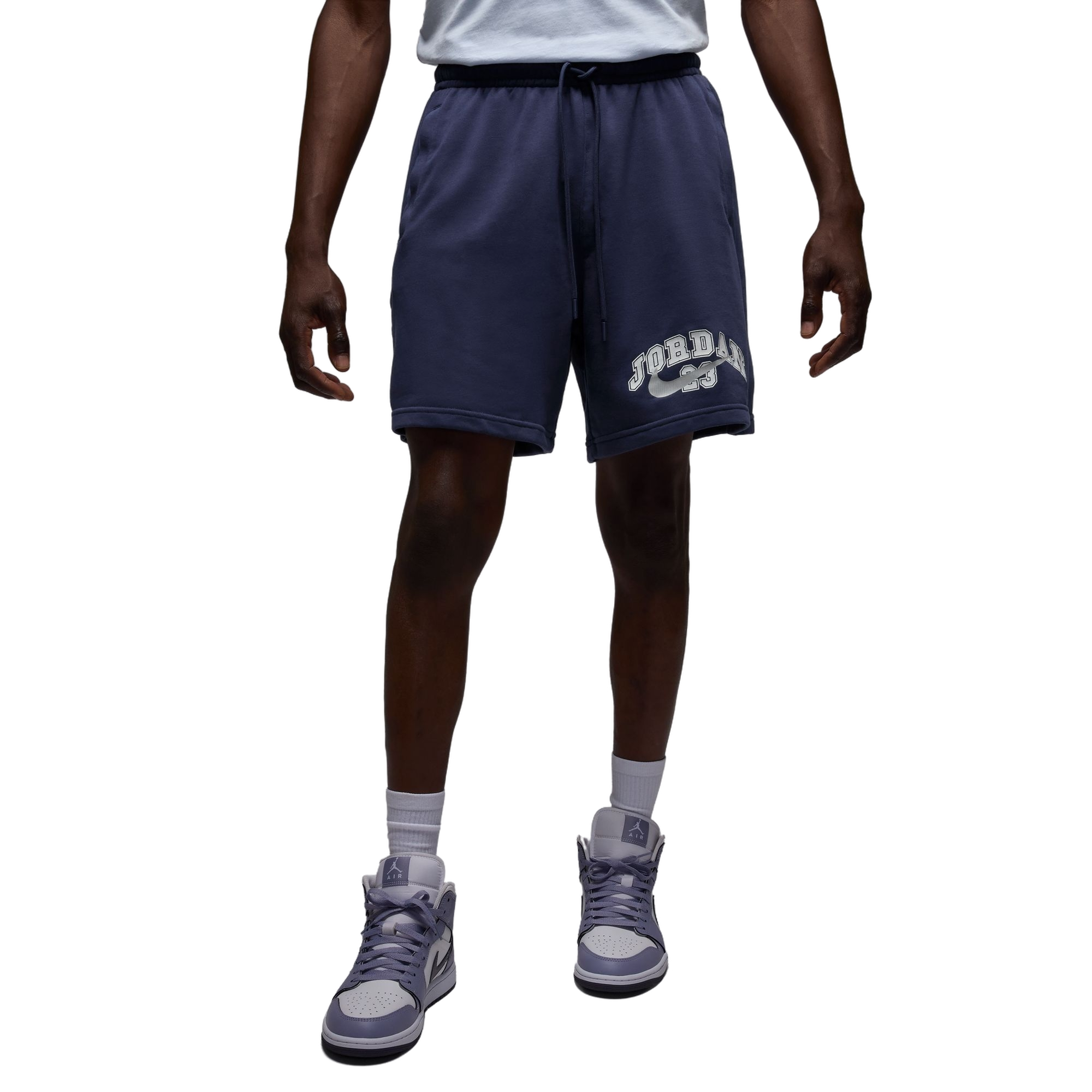 Jordan Men's MVP French Terry Shorts - NAVY Thumbnail View 5