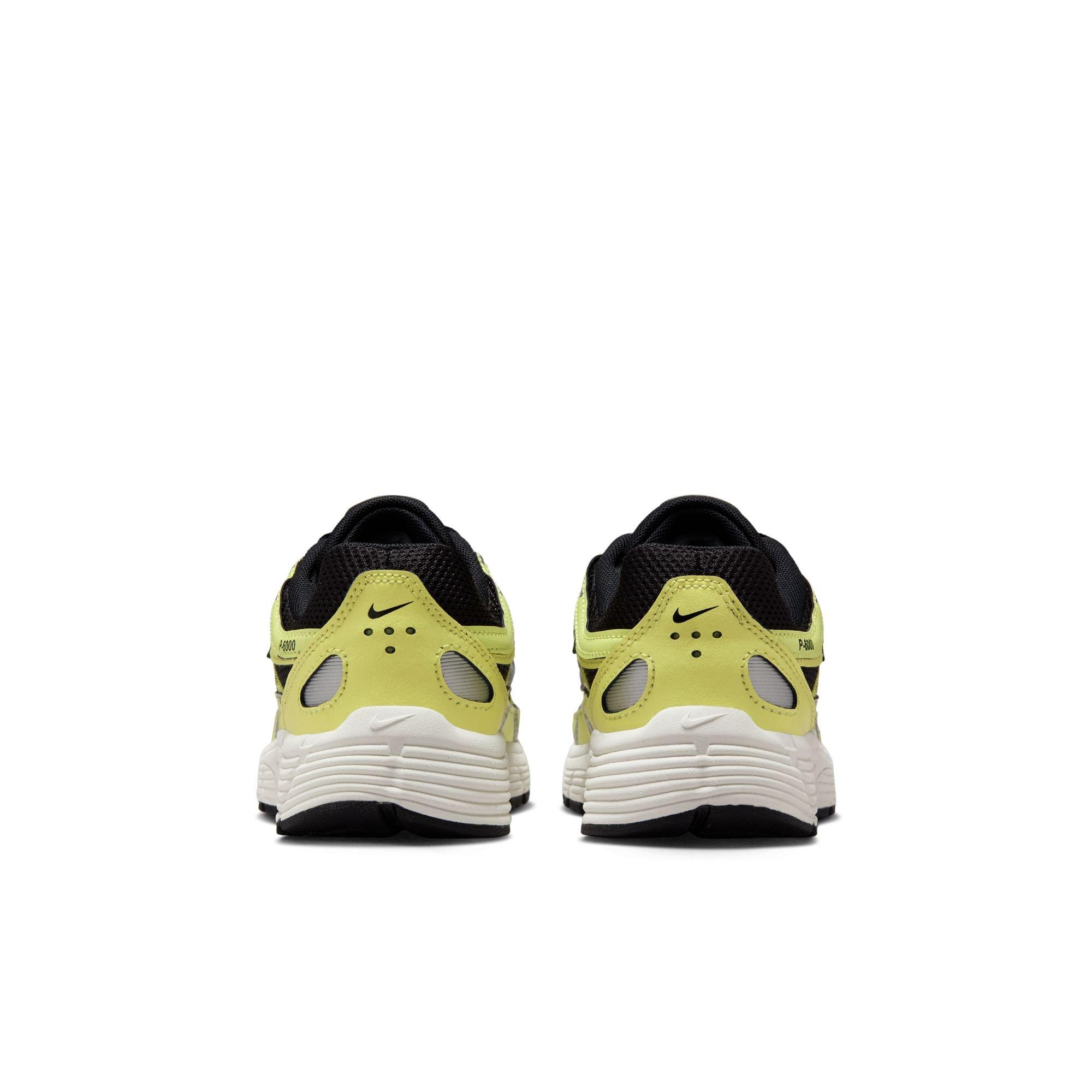 Nike P-6000 "Lt Lemon Twist/Black/Metallic Silver" Grade School Boys' Shoe - YELLOW/BLACK Thumbnail View 7