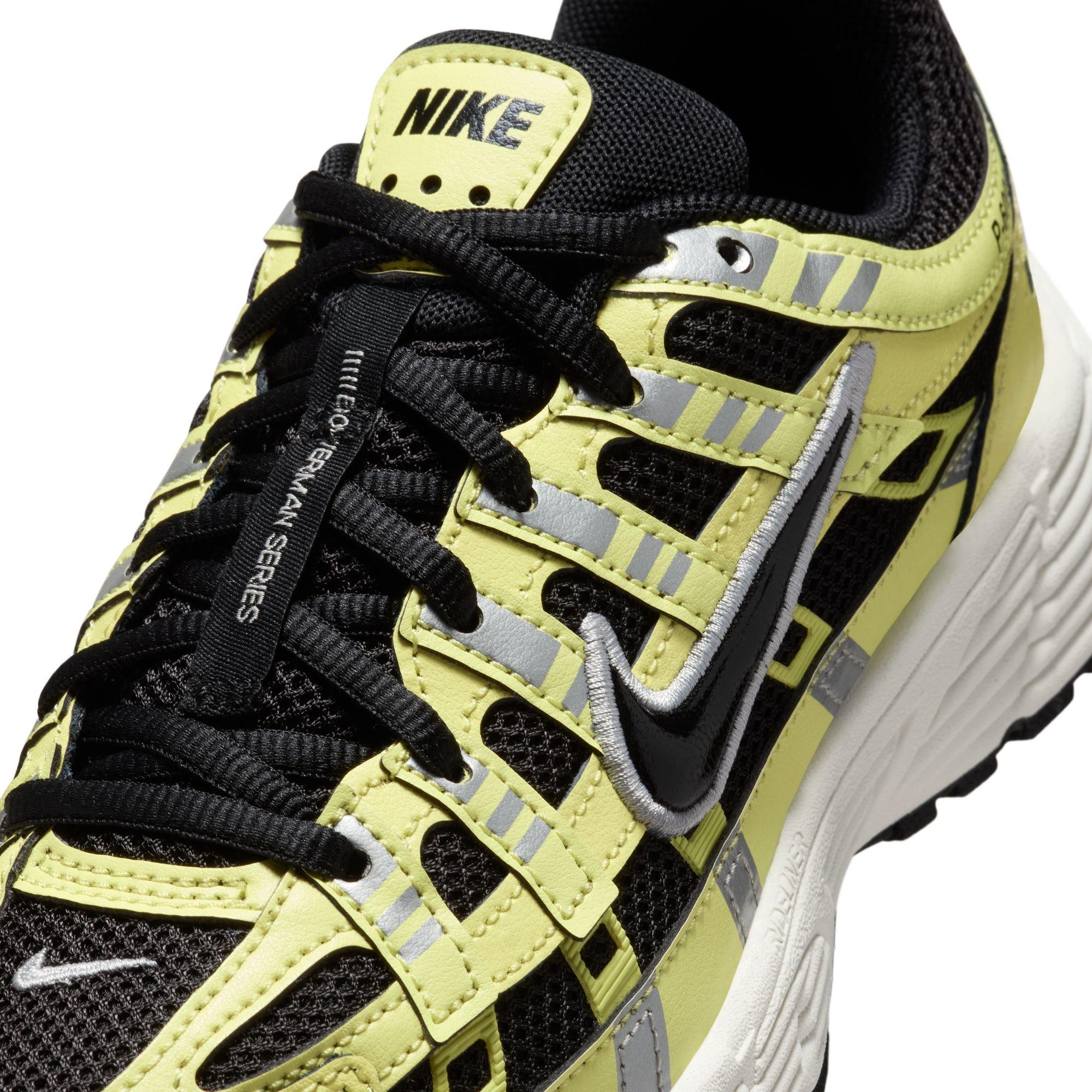 Nike P-6000 "Lt Lemon Twist/Black/Metallic Silver" Grade School Boys' Shoe - YELLOW/BLACK Thumbnail View 10
