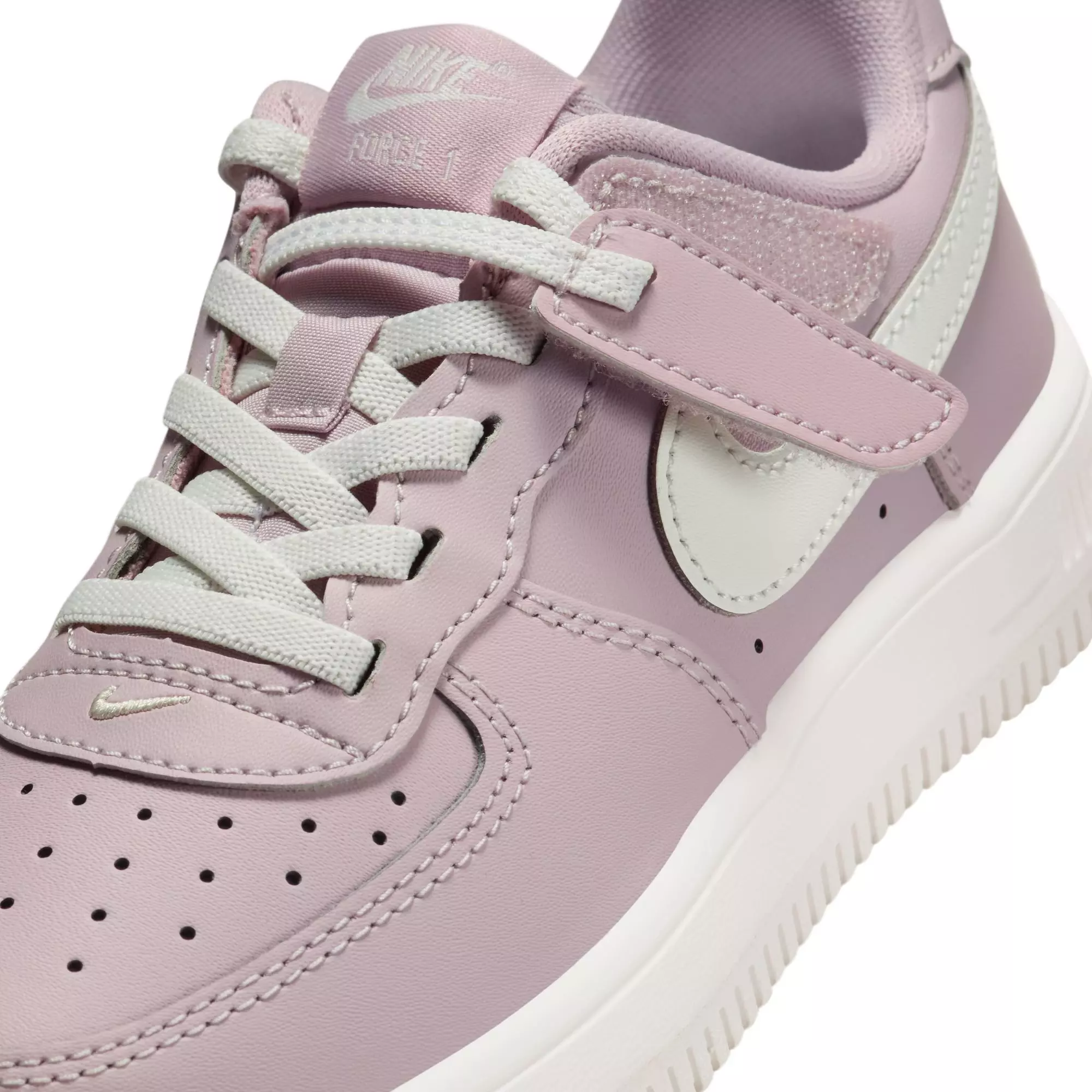 Nike Air Force 1 Low EasyOn "Particle Rose/Sail" Preschool Girls' Shoe - PINK/WHITE