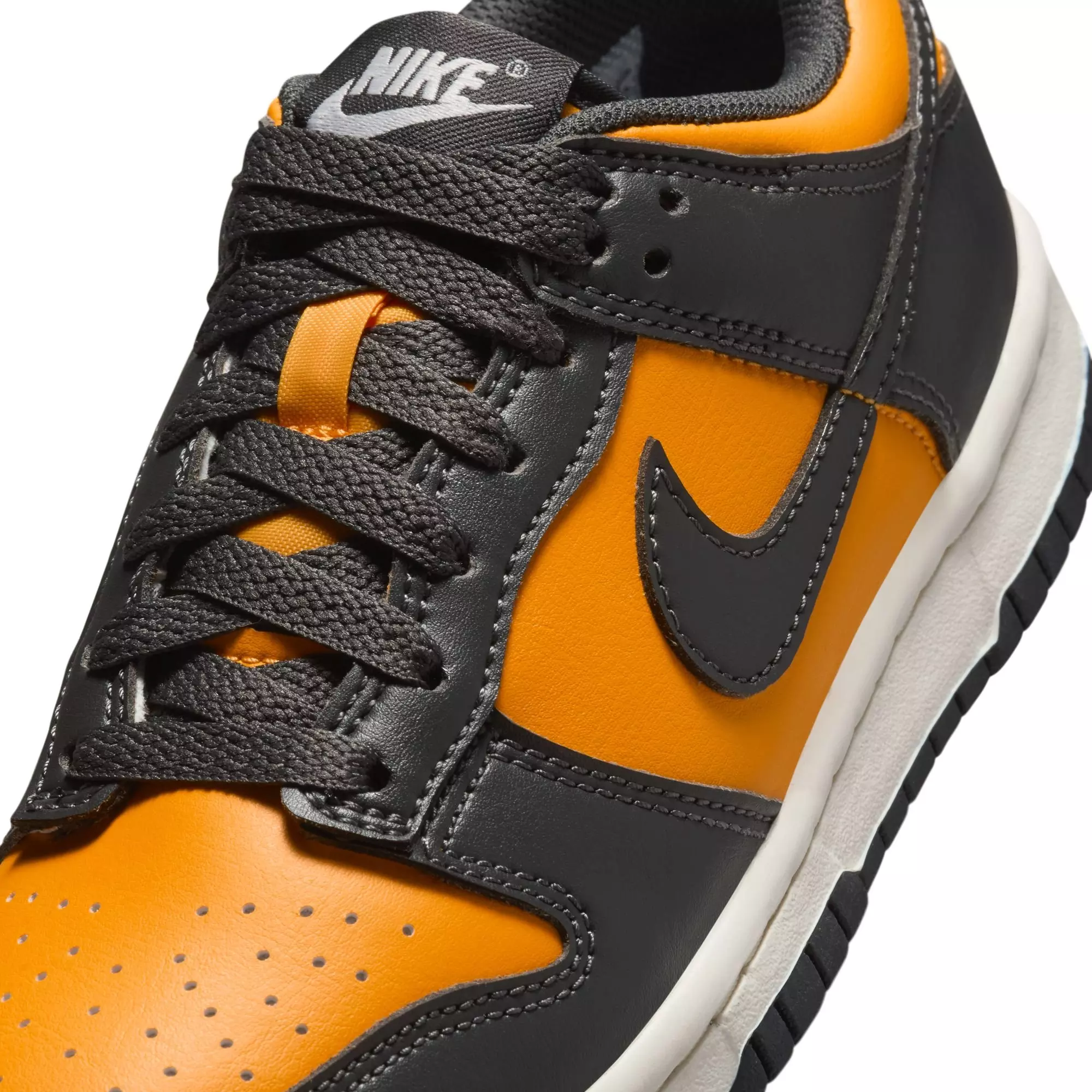 Nike Dunk Low "Sundial/Anthracite/Sail" Grade School Boys' Shoe - YELLOW/BLACK