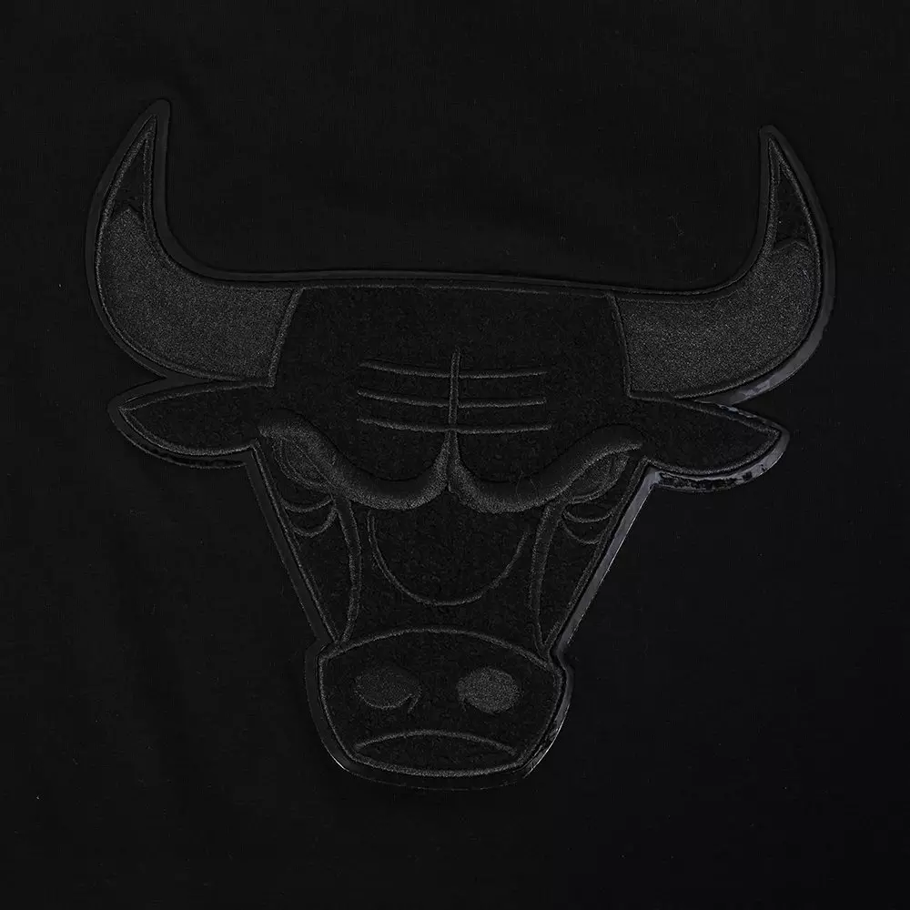 Pro Standard Men's Chicago Bulls Retro 3 "Black Cat" Short Sleeve Tee-Black - BLACK