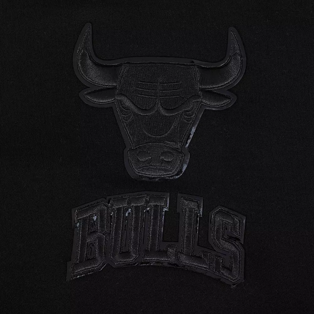 Pro Standard Men's Chicago Bulls Retro 3 "Black Cat" Hoodie-Black - BLACK