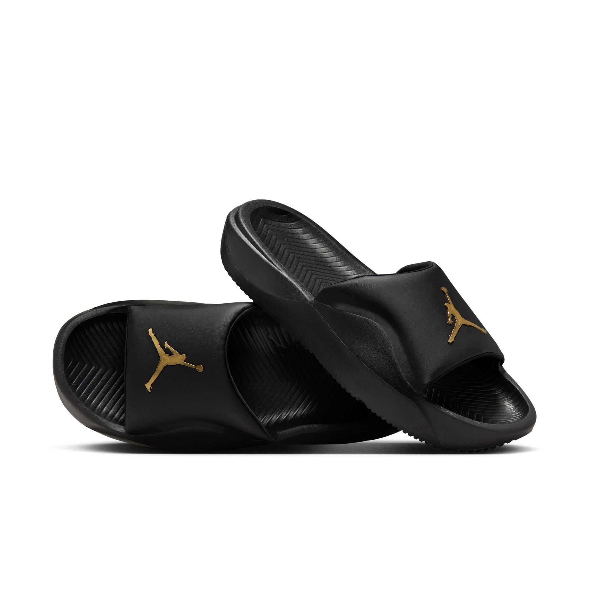 Jordan Franchise "Black/Metallic Gold" Men's Slide - BLACK/GOLD Thumbnail View 5
