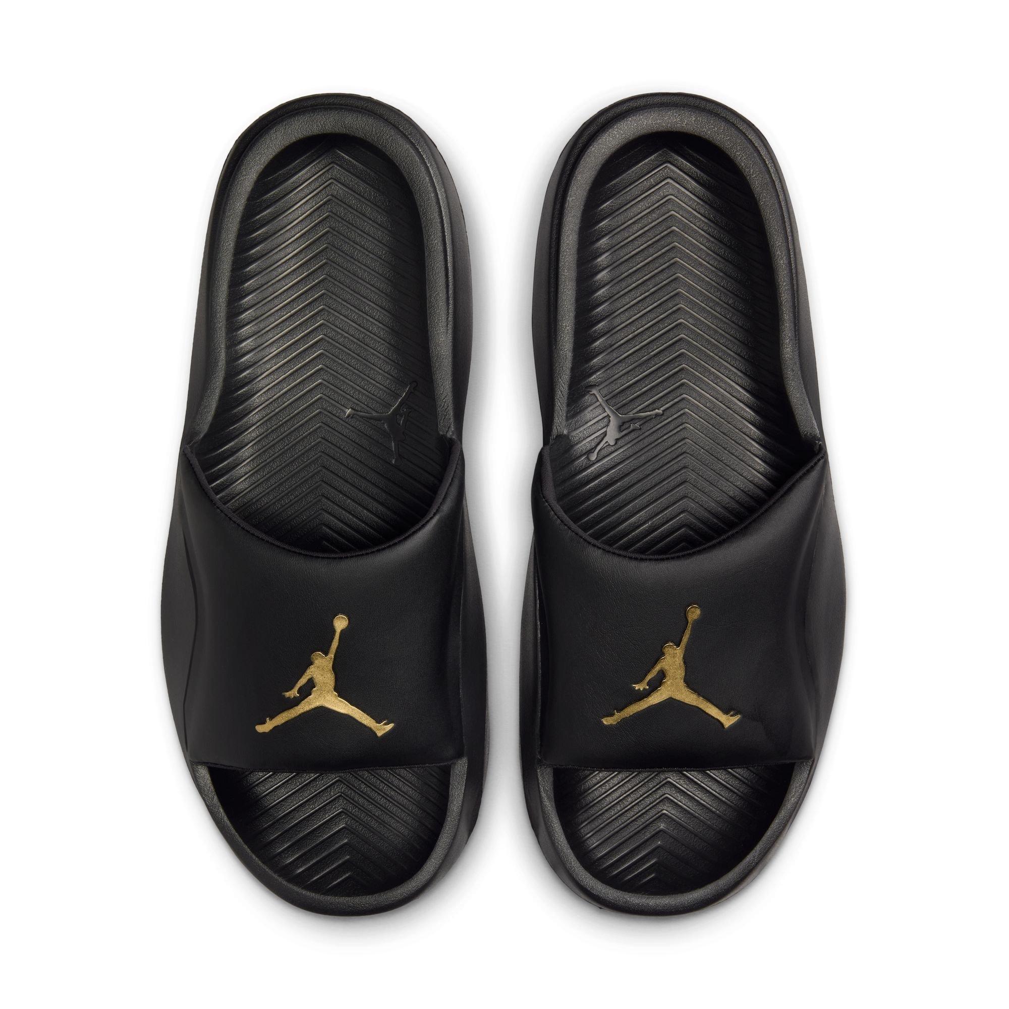 Jordan Franchise "Black/Metallic Gold" Men's Slide - BLACK/GOLD Thumbnail View 6