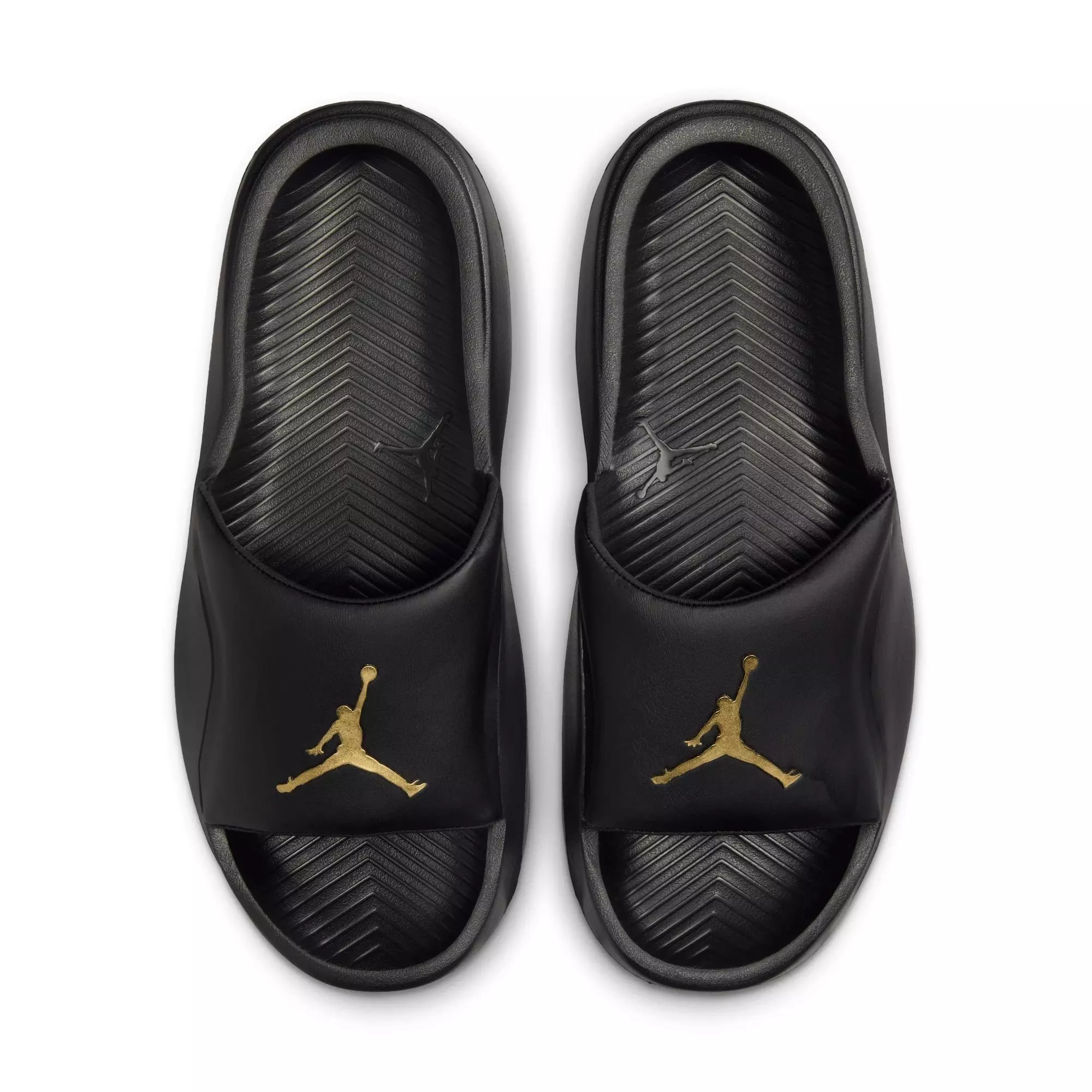 Jordan Franchise "Black/Metallic Gold" Men's Slide - BLACK/GOLD