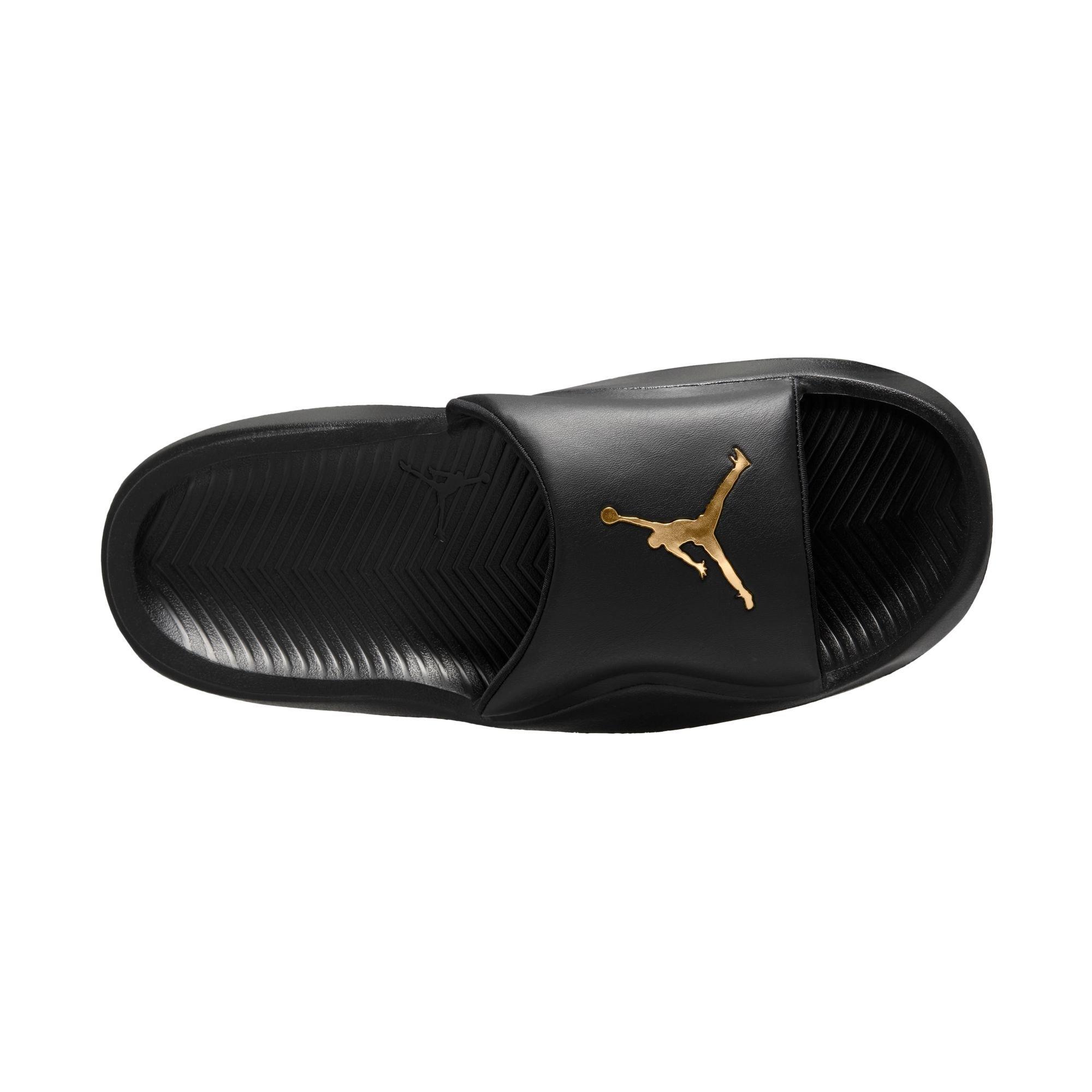 Jordan Franchise "Black/Metallic Gold" Men's Slide - BLACK/GOLD Thumbnail View 7