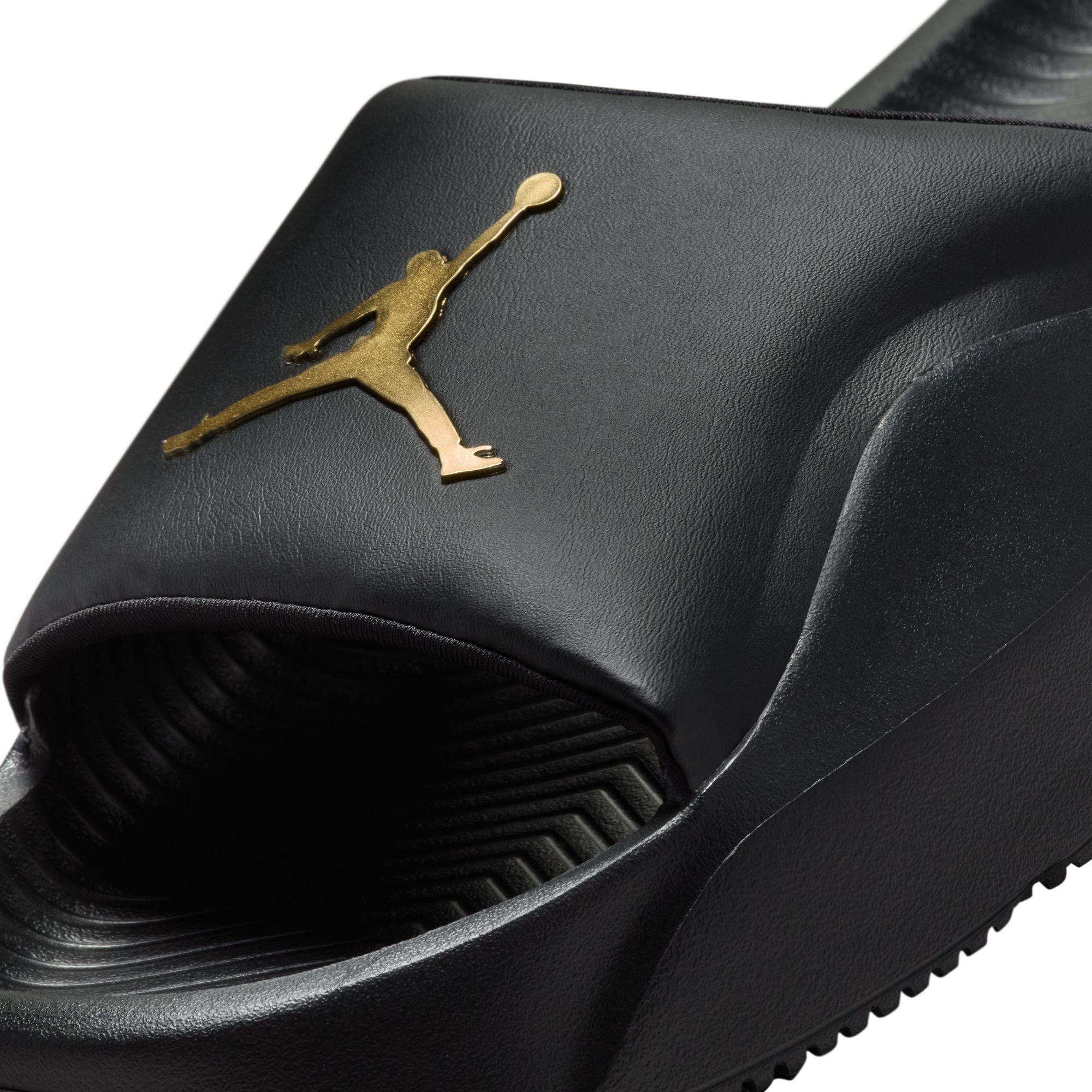 Jordan Franchise "Black/Metallic Gold" Men's Slide - BLACK/GOLD Thumbnail View 9