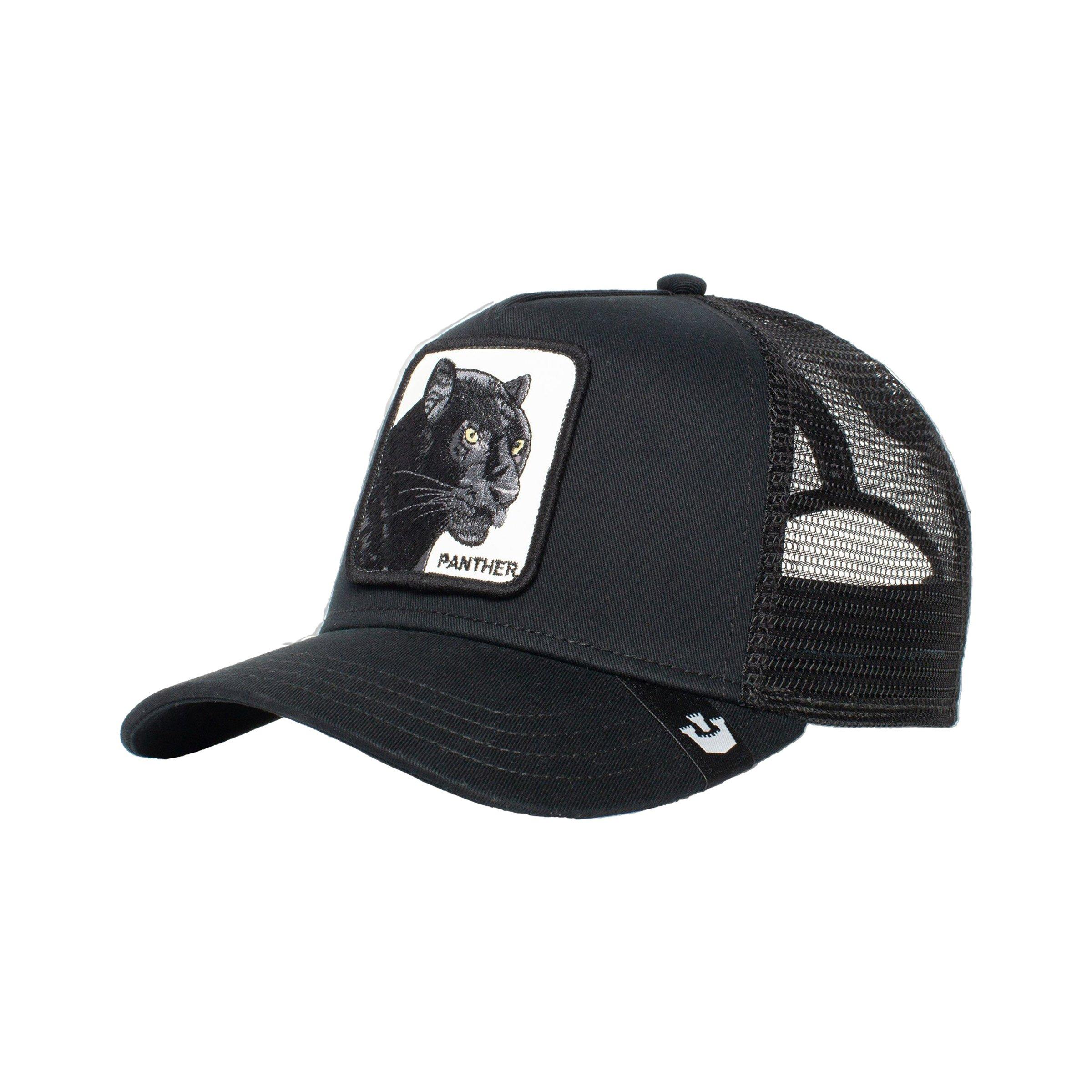 Goorin Bros. The Panther Trucker Snapback Hat-Black - BLACK Thumbnail View 1