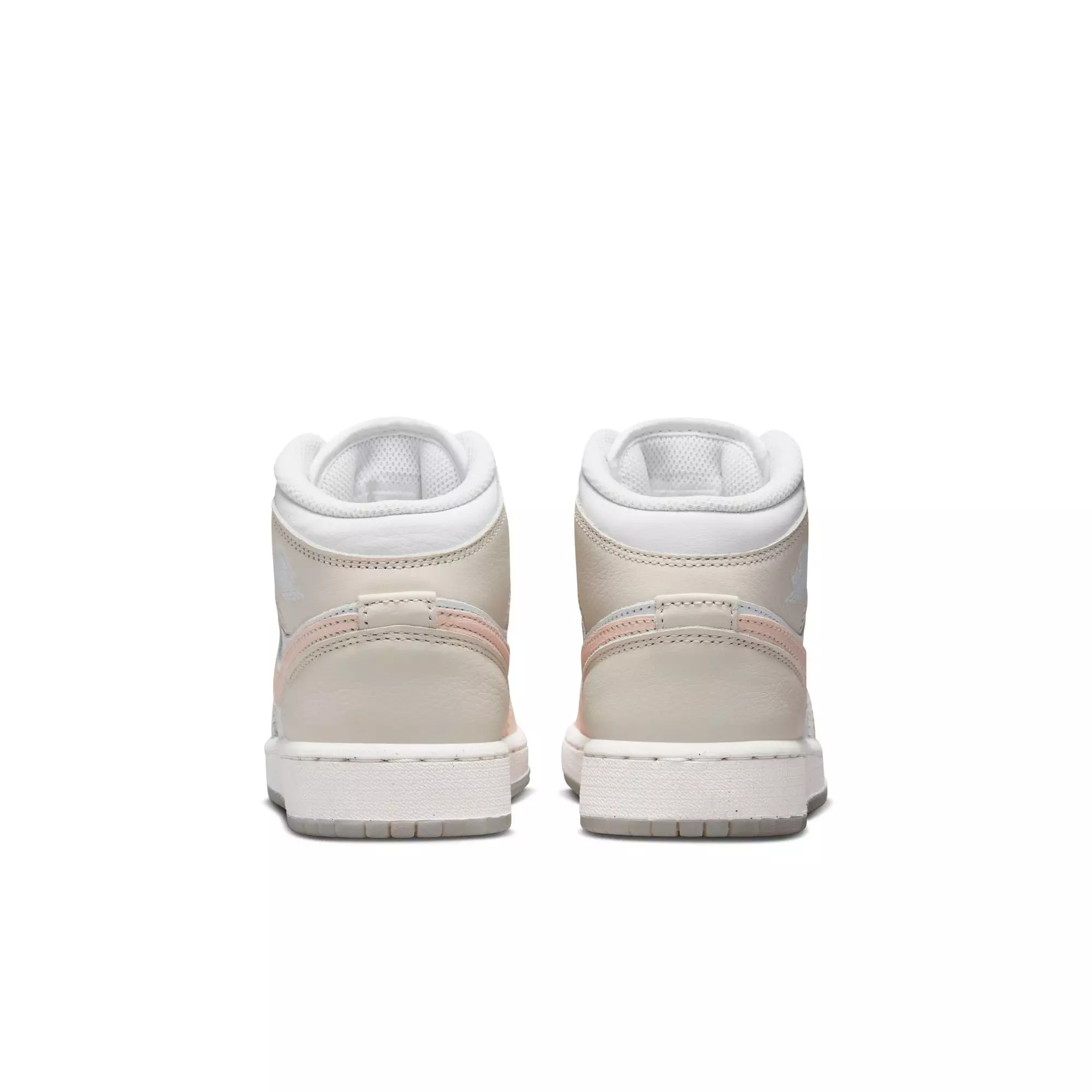 Jordan 1 Mid SE "Sail/Guava Ice/Sea Glass/Glacier Blue" Grade School Kids' Shoe - MULTI-COLOR