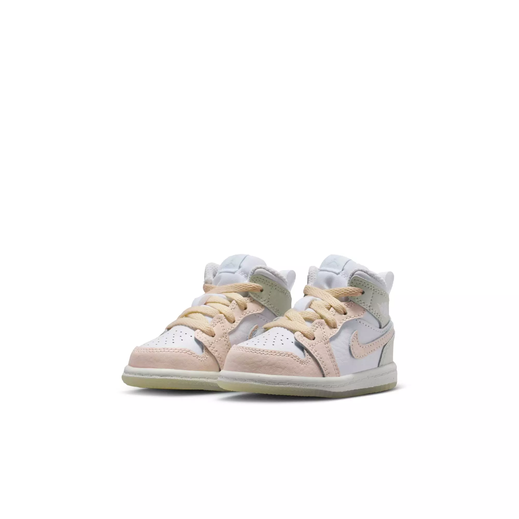 Jordan 1 Mid SE "Sail/Guava Ice/Sea Glass/Glacier Blue" Toddler Boys' Shoe - MULTI-COLOR