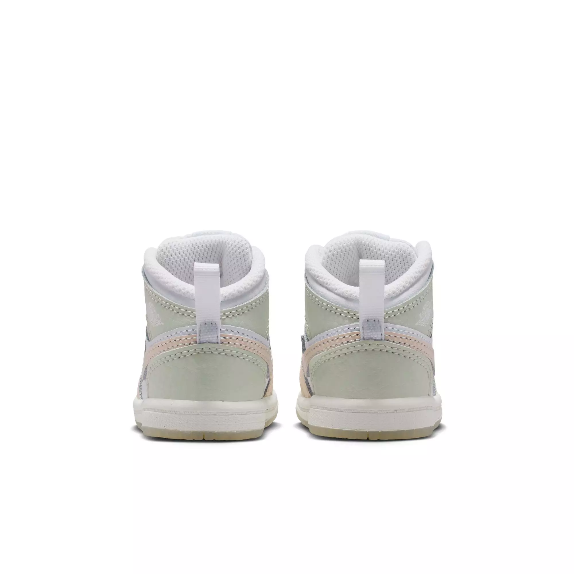 Jordan 1 Mid SE "Sail/Guava Ice/Sea Glass/Glacier Blue" Toddler Boys' Shoe - MULTI-COLOR