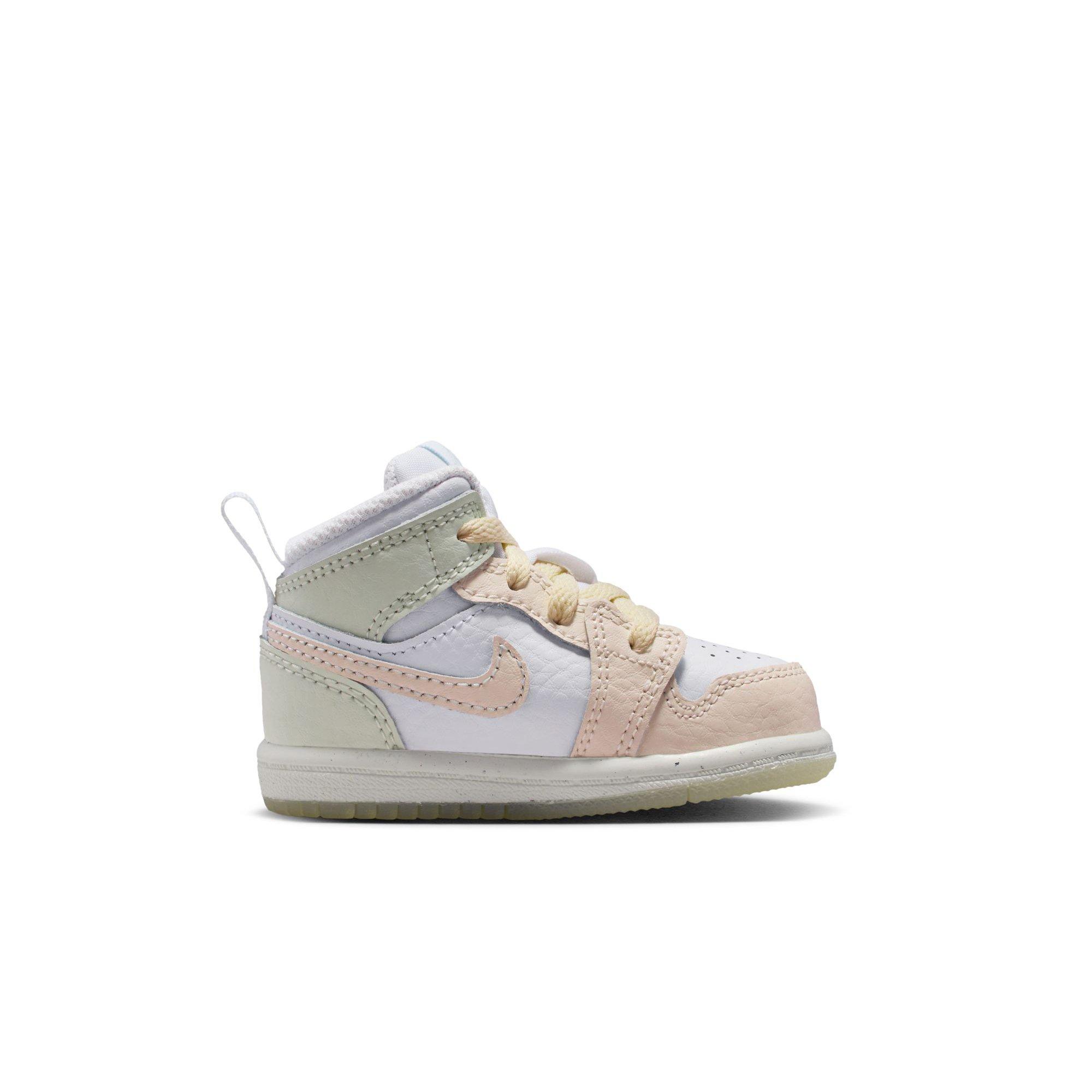Jordan 1 Mid SE Toddler Boys' "Sail/Guava Ice/Sea Glass/Glacier Blue" Shoe