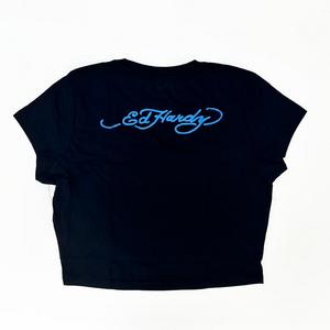 Ed Hardy Women's Tiger Love Baby Tee