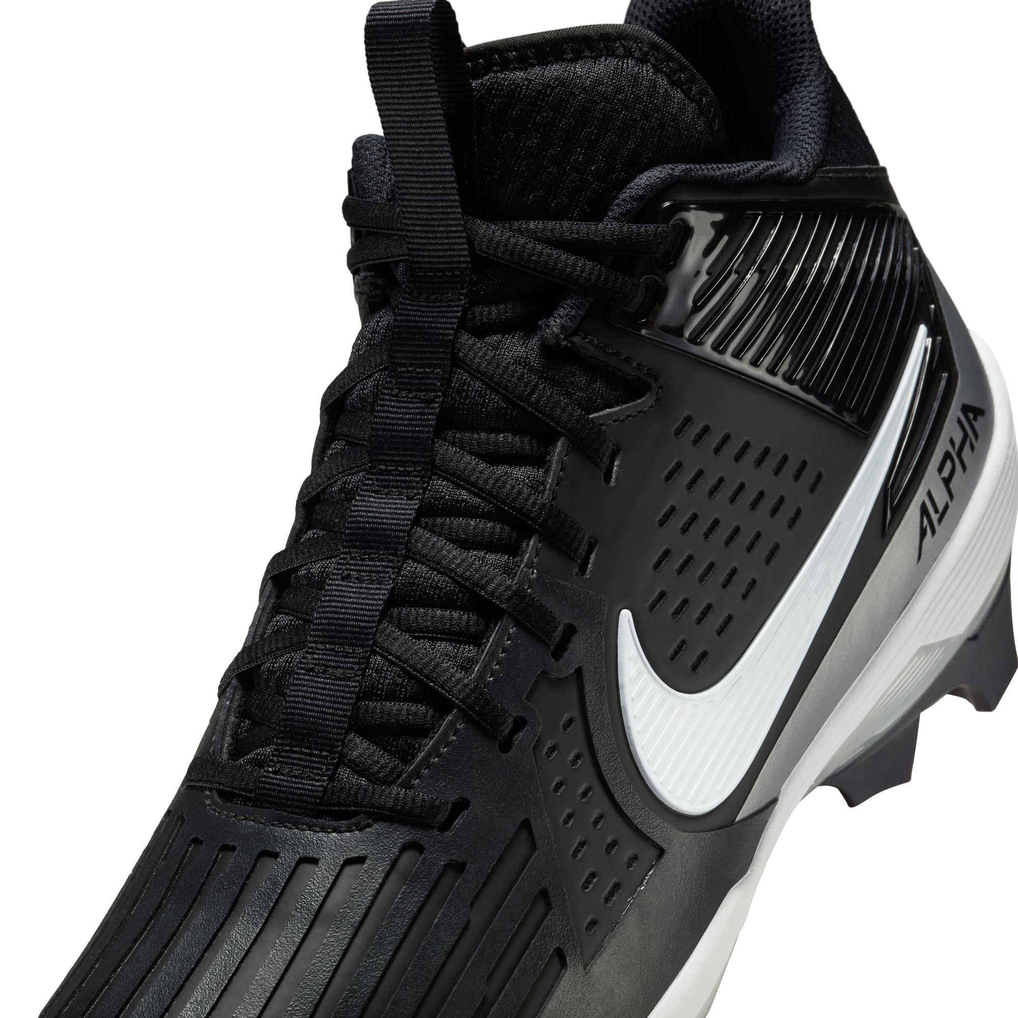 Nike Alpha Menace Strong Men's High Ankle Football Cleat - Black