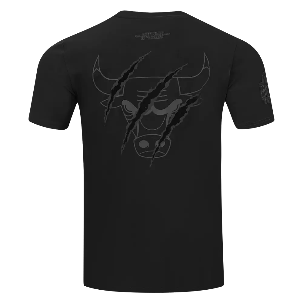 Pro Standard Youth Chicago Bulls Retro 3 "Black Cat" Short Sleeve Tee-Black - BLACK