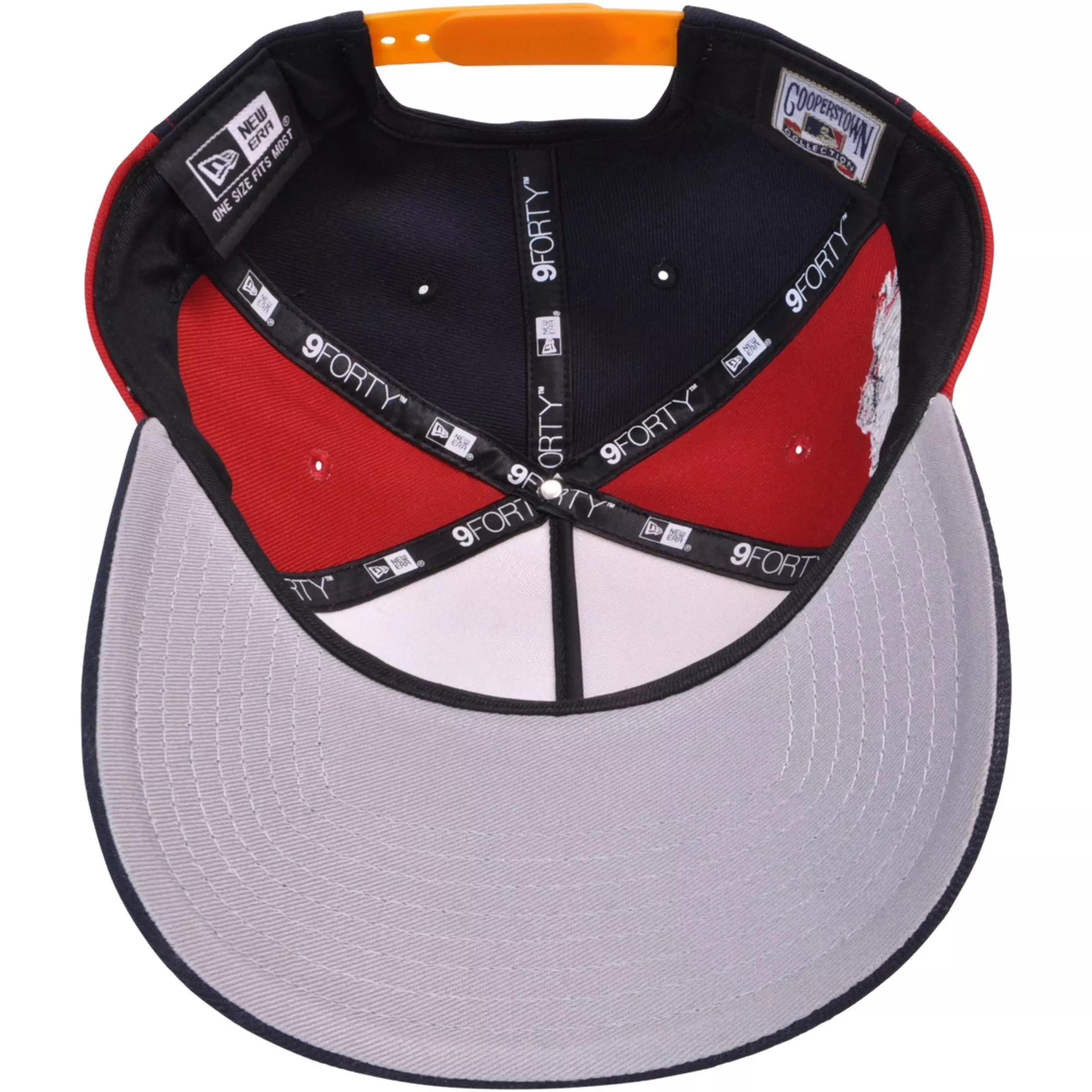 New Era New York Yankees 9FORTY Pinwheel Snapback Hat-Red/Navy/Sail - NAVY/RED