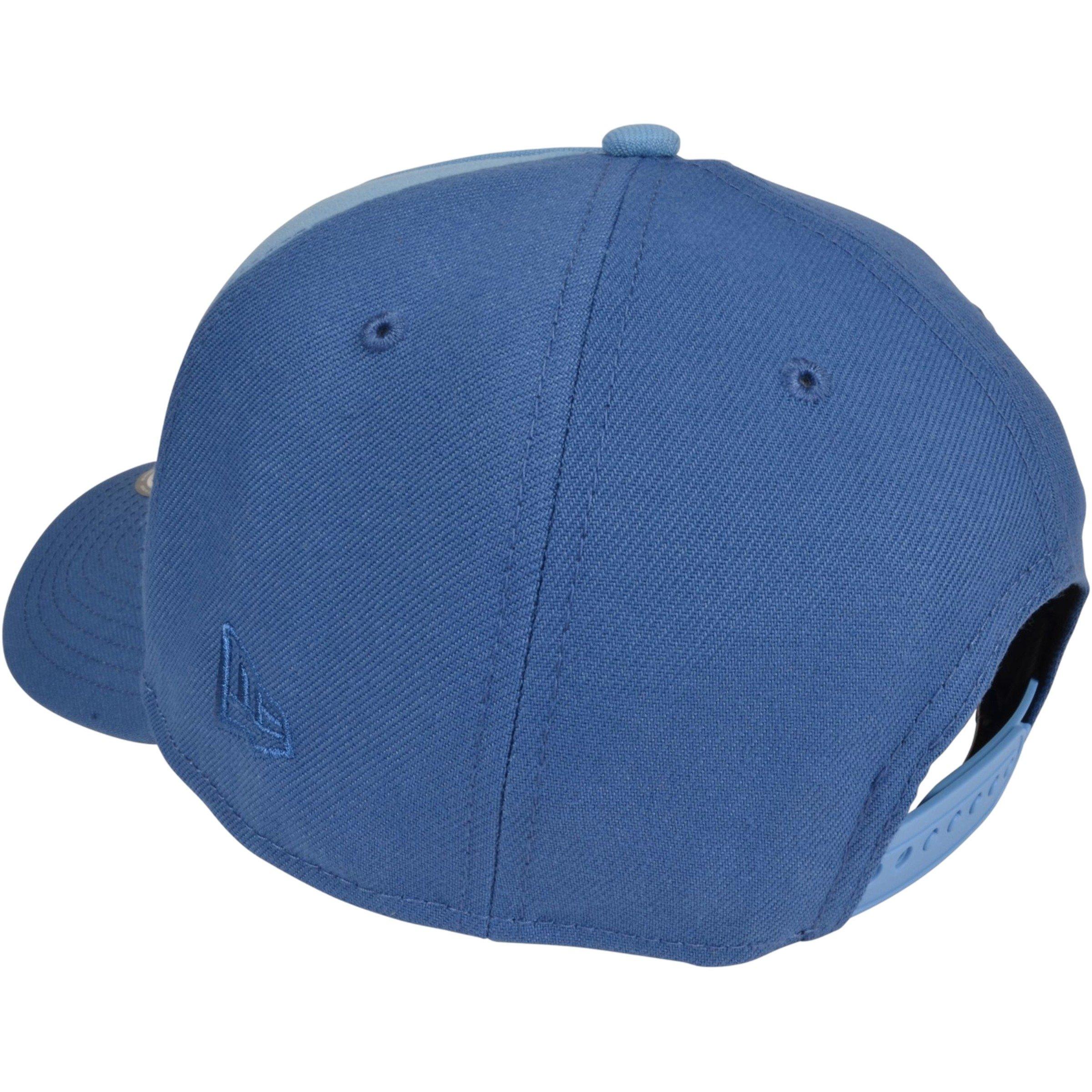 New Era Atlanta Braves 9FORTY Script Snapback Hat-Blue/Light Blue