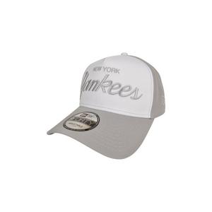 New Era New York Yankees 9FORTY Script Snapback Hat-White/Grey