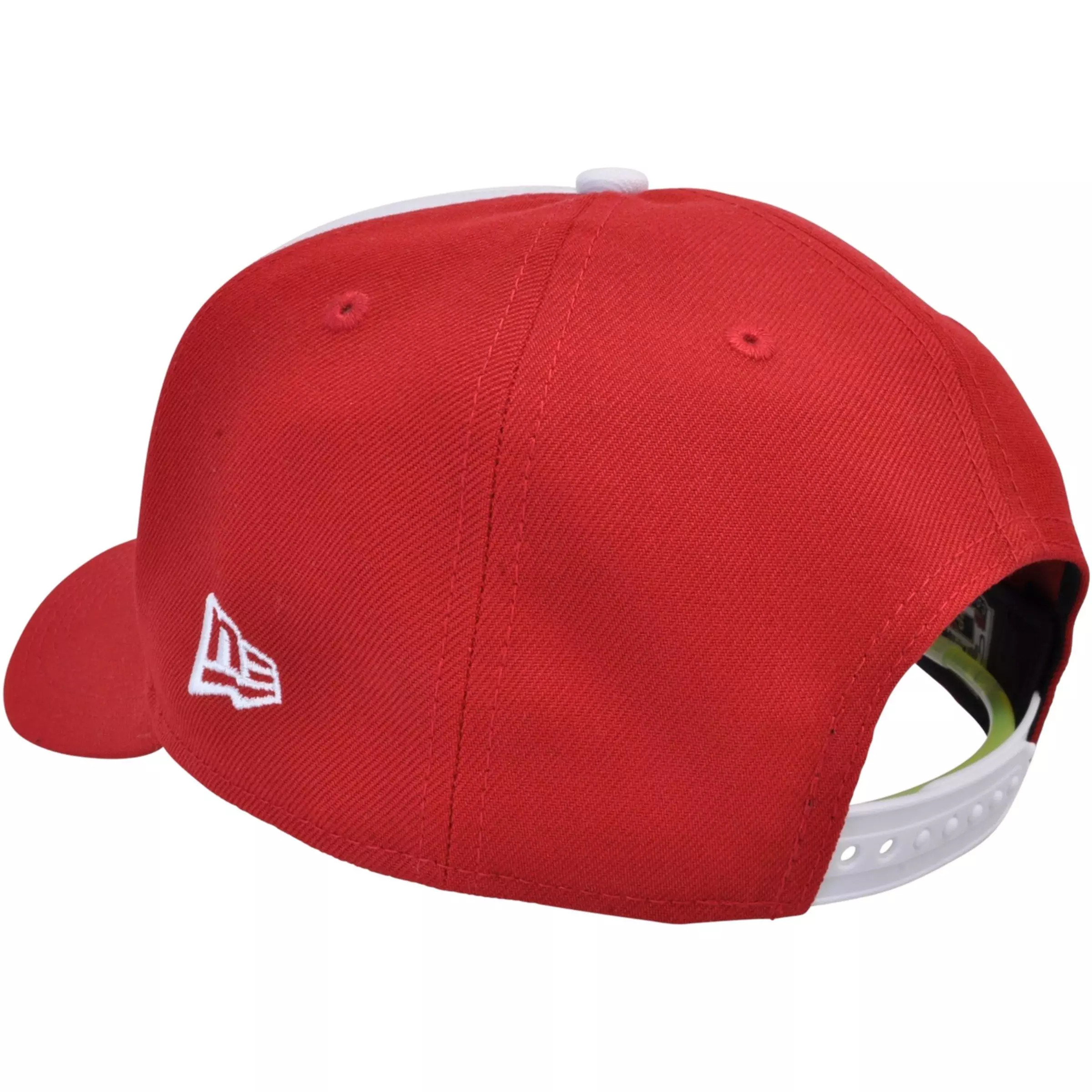 New Era St. Louis Cardinals 9FORTY Script Snapback Hat-White/Red - WHITE/RED