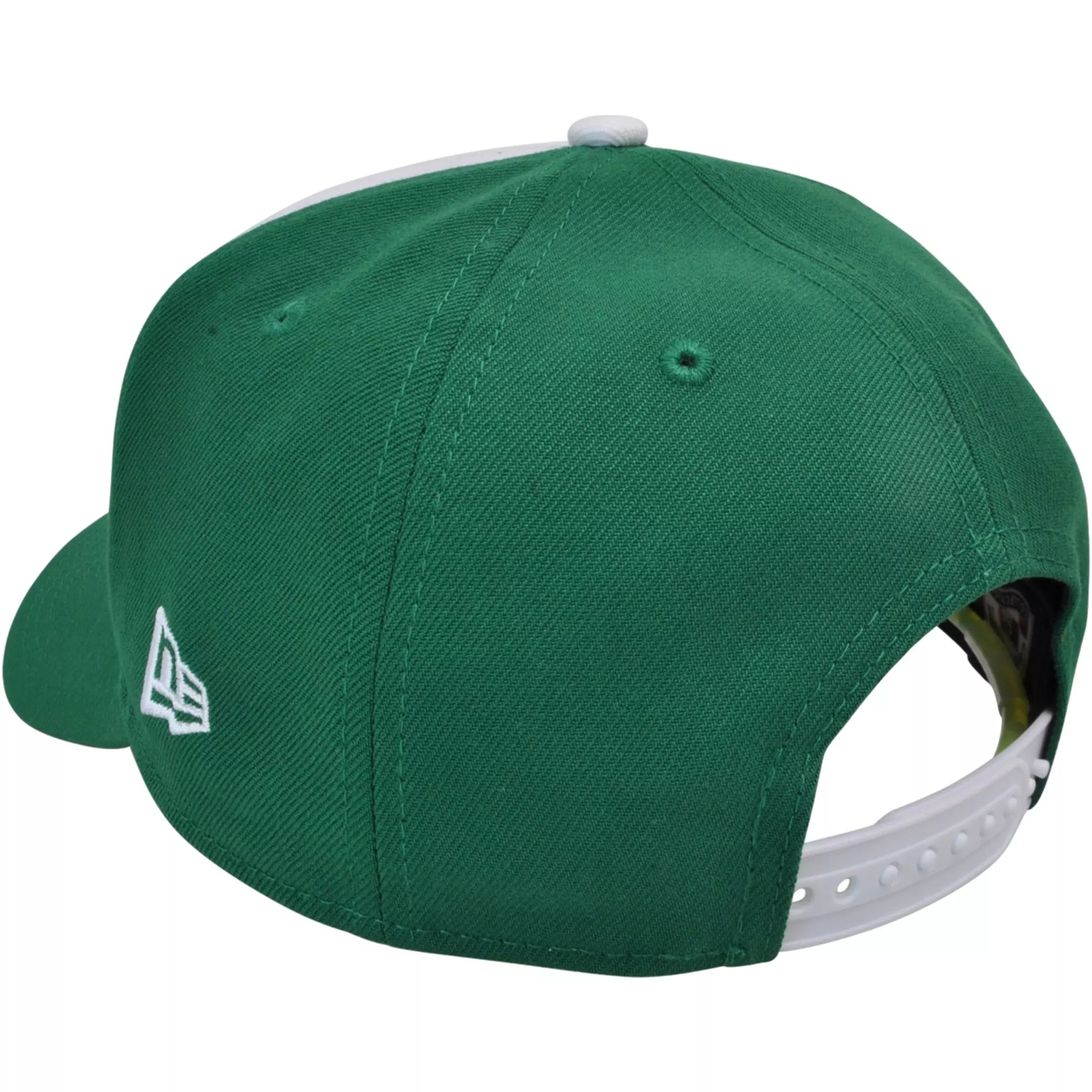 New Era Chicago White Sox 9FORTY Script Snapback Hat-White/Green - WHITE/GREEN