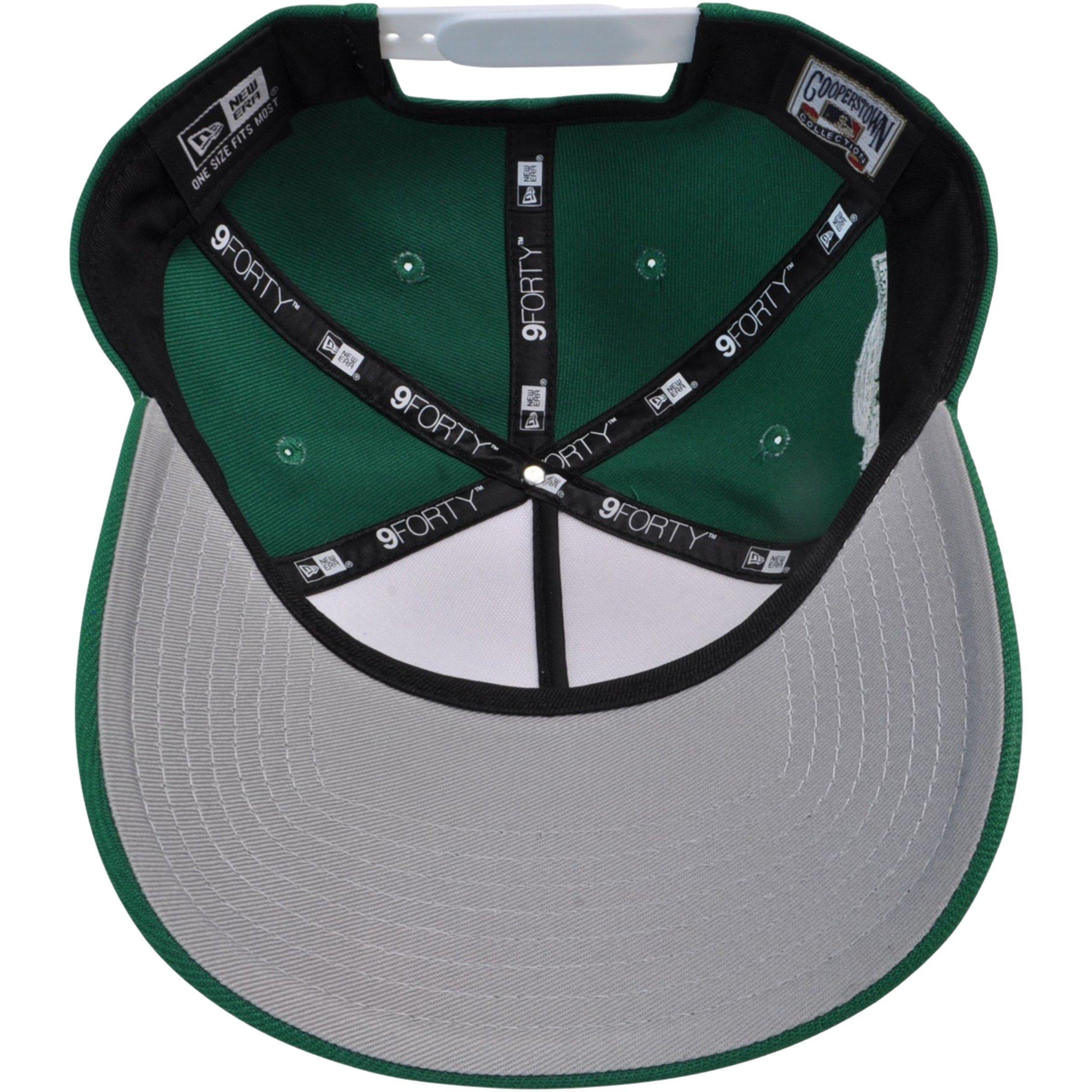 New Era Chicago White Sox 9FORTY Script Snapback Hat  - White/Green - WHITE/GREEN Thumbnail View 5