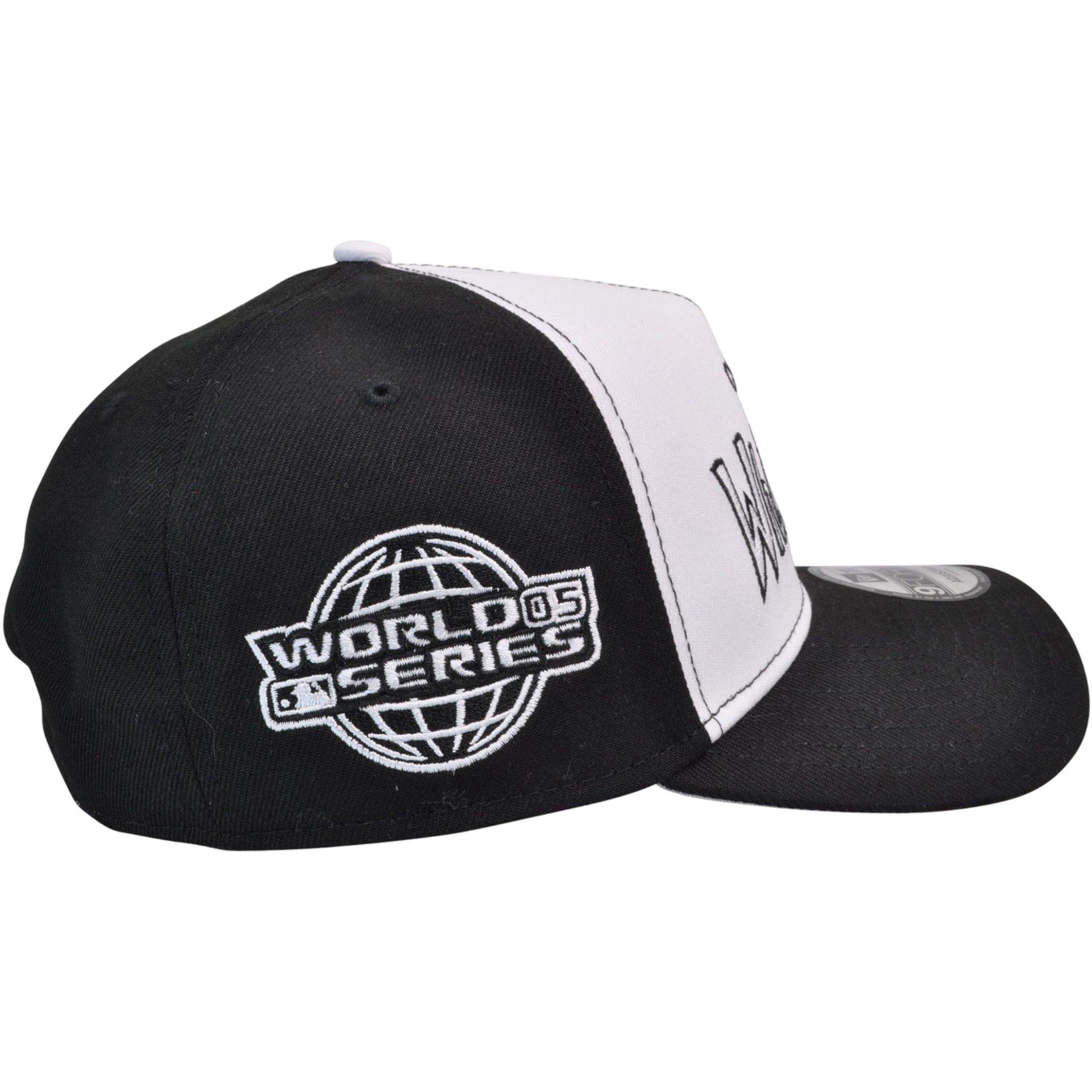 New Era Chicago White Sox 9FORTY Script Snapback Hat - White/Black - WHITE/BLACK Thumbnail View 3