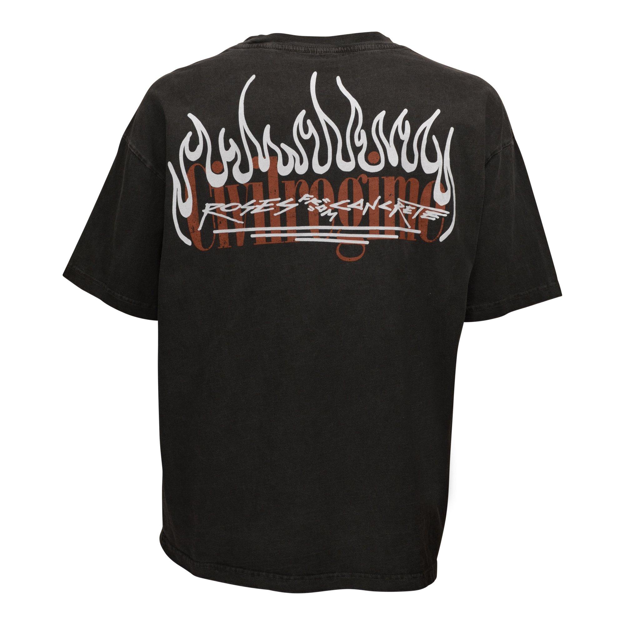 Civil Regime Men's Dystopic Rise Boxy SST Tee - BLACK Thumbnail View 2