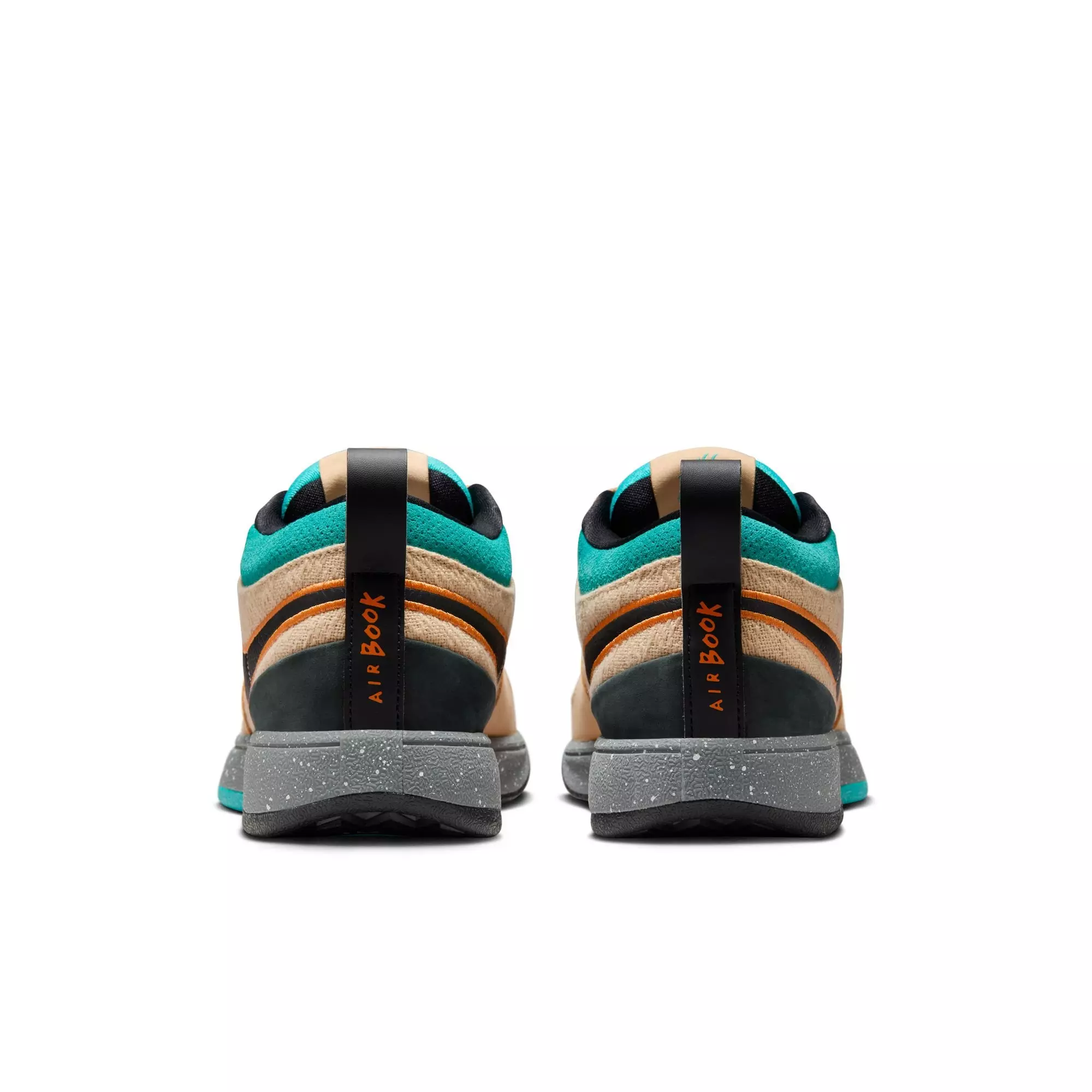 Nike Book 1 "Mowabb" Men's Basketball Shoe - SESAME/BLACK/BRIGHT MANDARIN