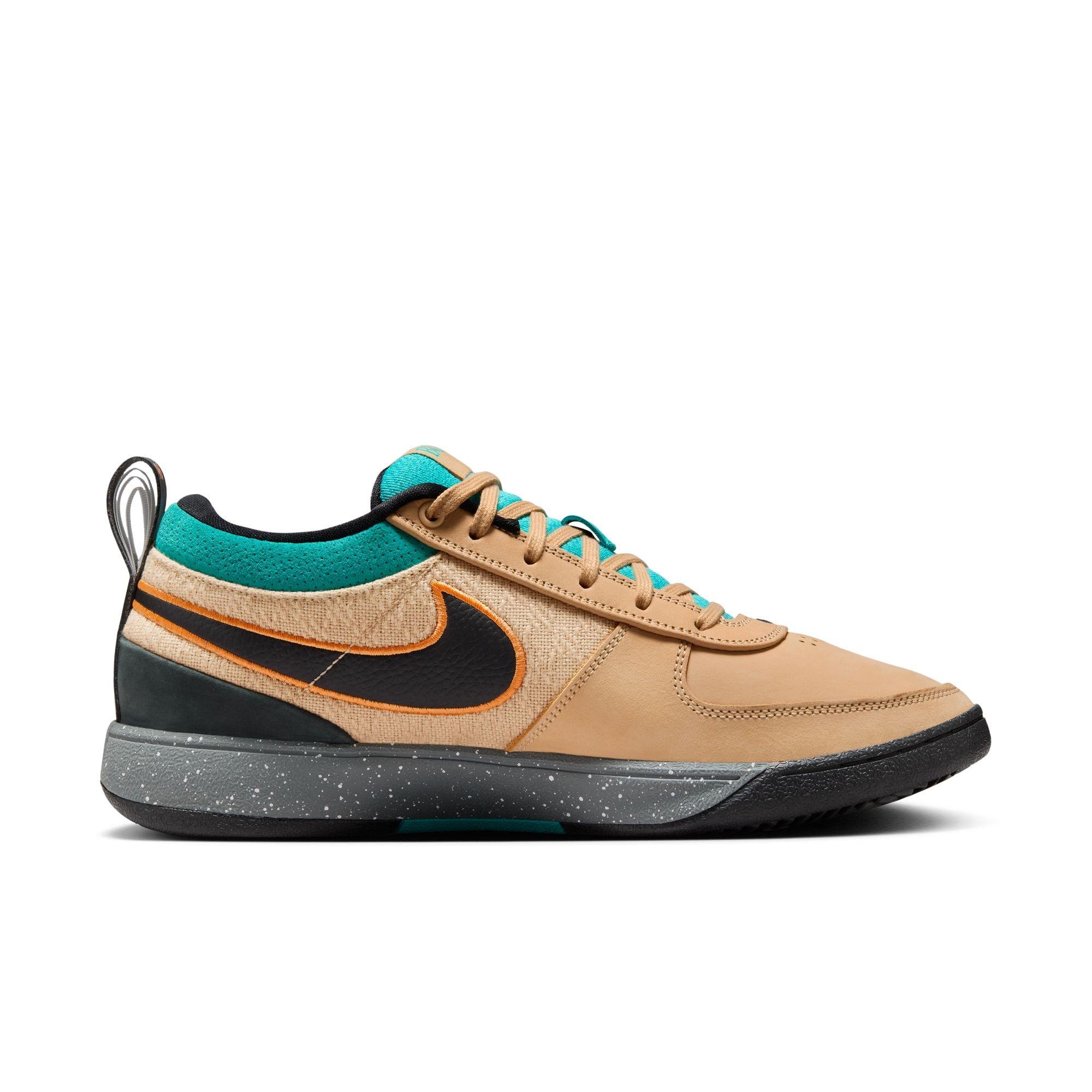 Nike Book 1 "Mowabb" Men's Basketball Shoe - SESAME/BLACK/BRIGHT MANDARIN Thumbnail View 2